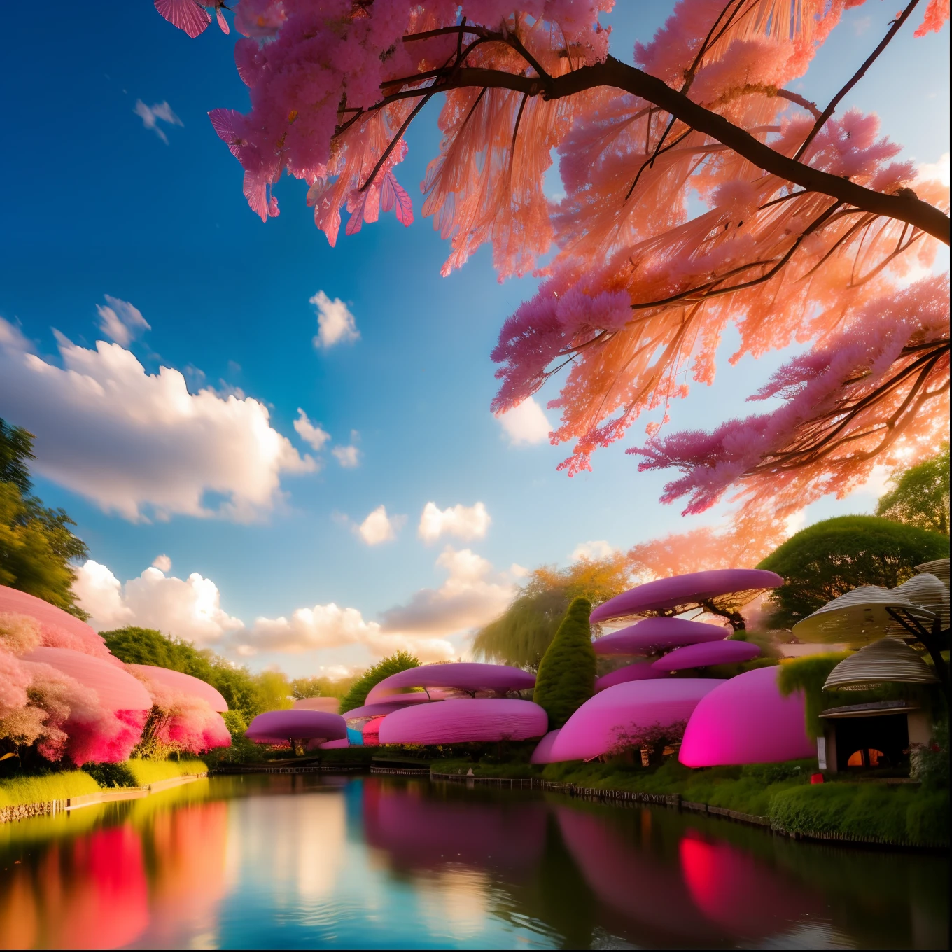 tmasterpiece,Best quality at best,high qulity,the Extremely Detailed CG Unity 8K Wallpapers,chinese classic garden,scenecy,amsterdam,pedestrians,exteriors,Skysky,In the daytime,scenecy,Eau,The tree,blue-sky,waterfallr,naturey,lakes,rios,mostly cloudy sky,award winning photography,bokeh,depth of fields,HDR,blooms,color difference,真实感,The is very detailed,Trends on Artstation,Trends on CGSociety,iintricate,high detal,dramatics,Midjourney art,Bobo fish uses three thousand thunder on Himalayan screws