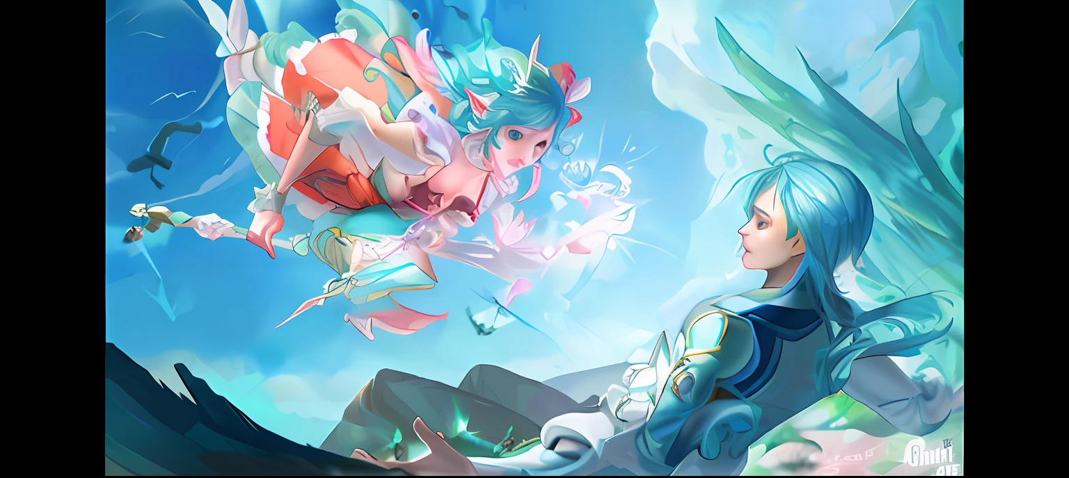 anime figure,the elf,couple