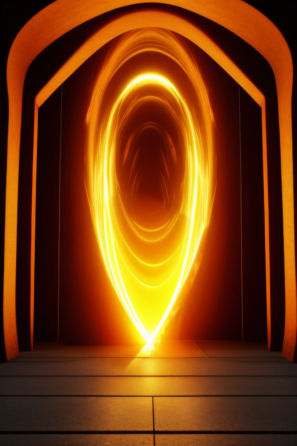 Create a magic carpet with the exact Instagram logo, saindo do portal.