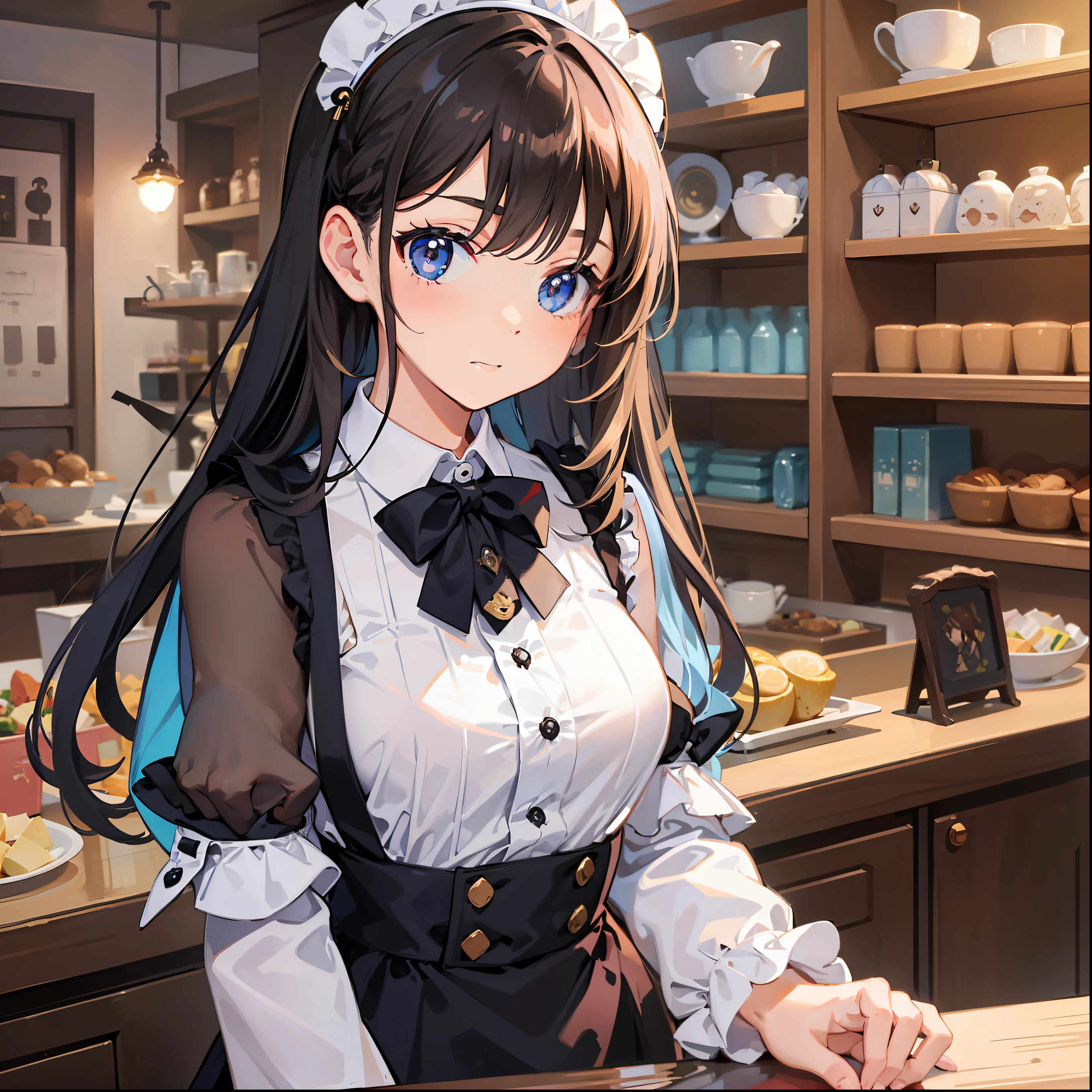 Cute  s　top-quality　​masterpiece　Normal five fingers　Lustrous hair maid café clerk