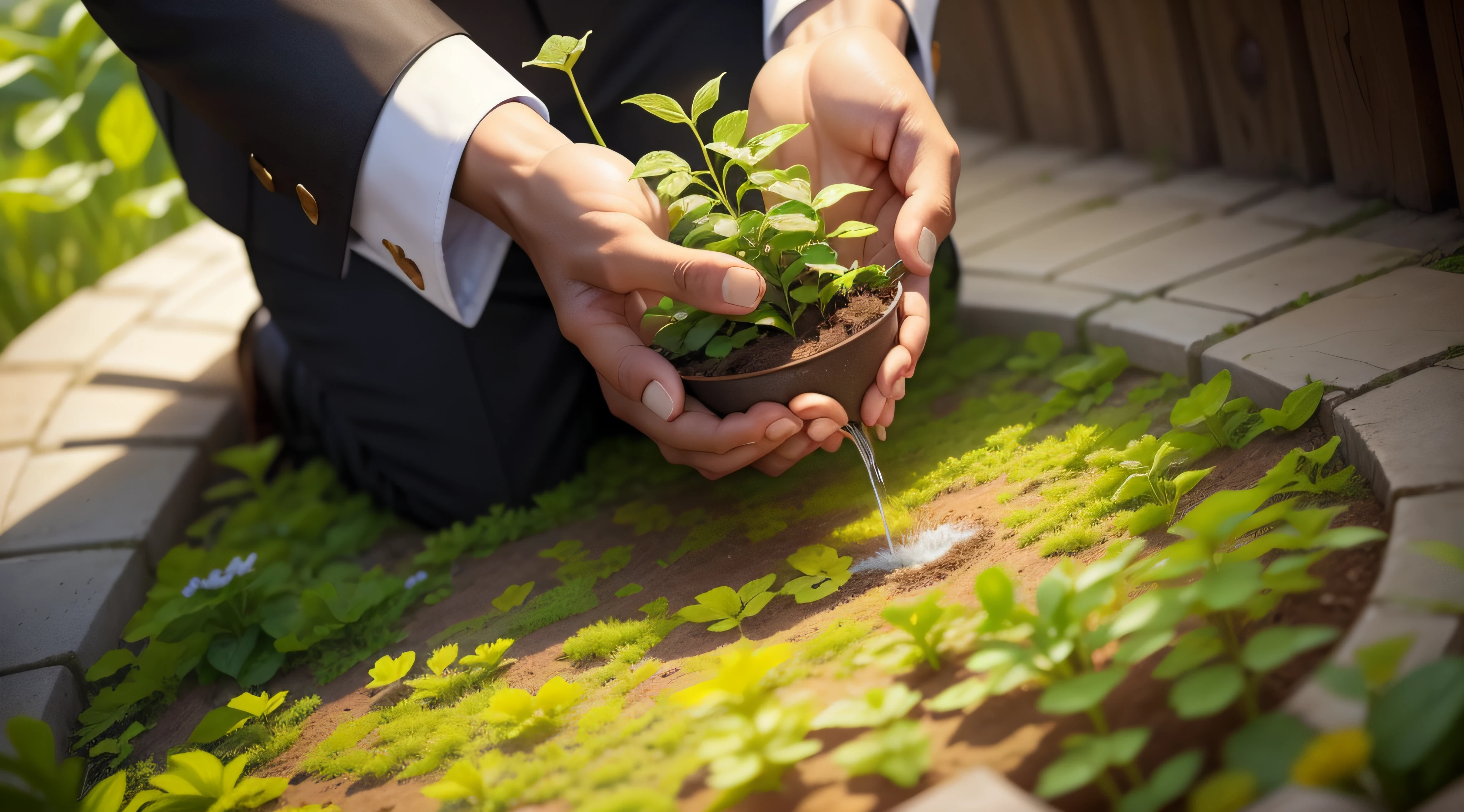 Remember that every seed you plant must be watered with the water of patience, nutrida com o adubo do amor e protegida do vento da negatividade