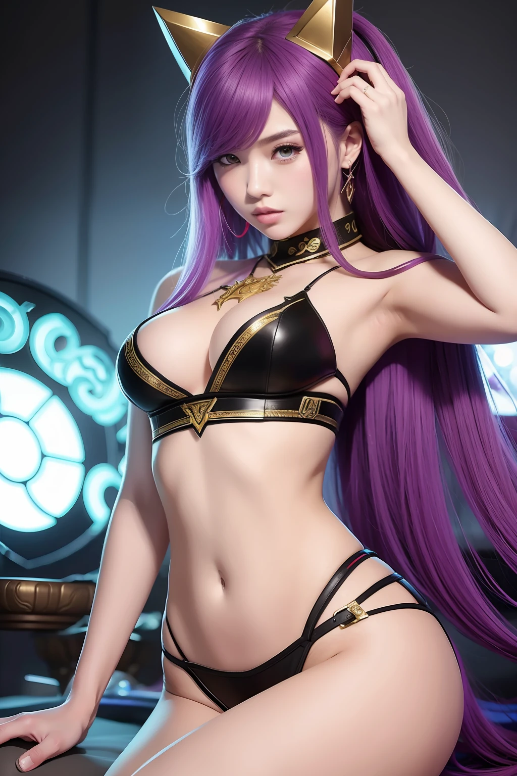 League of Legends Yasso characters,Best quality at best,超高分辨率,(真实感:1.4),1girl,tmasterpiece,exteriors,full bodyesbian,