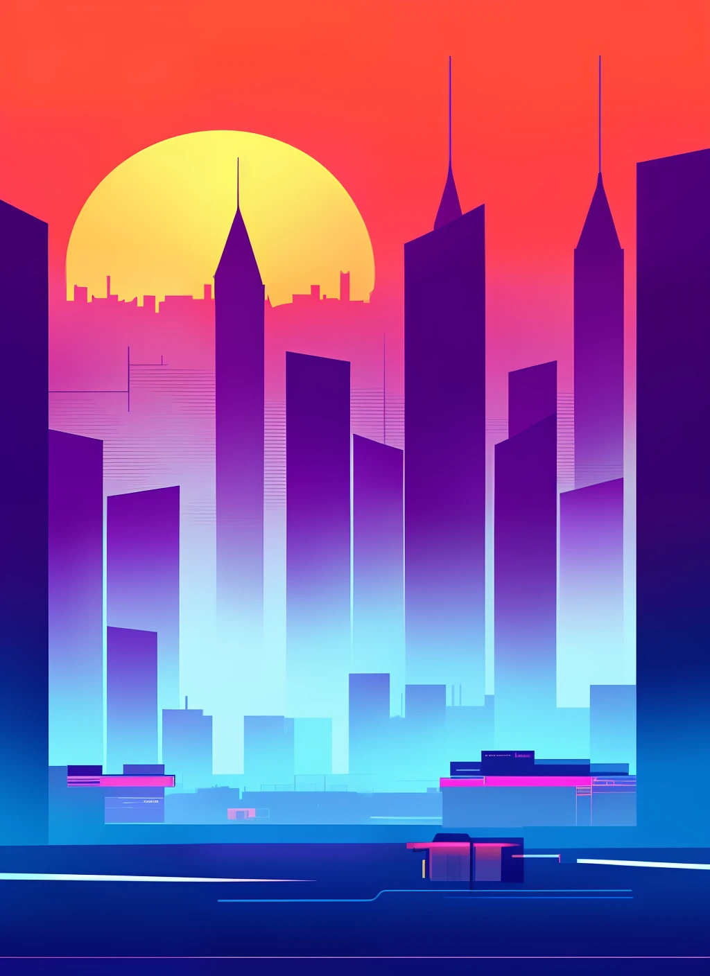 Create a digital artwork that depicts a futuristic cityscape at sunset. The city should be surrounded by towering mountains and reflective lakes, with sleek skyscrapers and neon lights that create a vibrant, energetic atmosphere. Incorporate elements of cyberpunk and retro-futurism in the design, with bold colors and geometric shapes. The style should be reminiscent of the works of Syd Mead and Moebius, with a hint of Blade Runner-esque grittiness. Include a prominent skyline that showcases the city's unique architecture, and experiment with different lighting effects to create a sense of depth and dimensionality. Resolution should be at least 3000 x 2000 pixels, and the artwork should be delivered in a lossless format such as TIFF or PSD. Challenge: Create a sense of movement and activity in the artwork, as if the city is alive and bustling with activity. How can you convey a sense of energy and dynamism through the use of color, light, and composition?"
ChatGPT
Excuse me、I noticed that you were looking for a response in the Japanese。Prompt creation templates are described in Japanese:
Start with a clear and concise explanation of the theme or subject that AI art represents。This is a phrase、wen、Or can be a short paragraph。
Provides theme and subject context。For this、The inspiration behind the theme、Intended audience、or may contain information about the desired tone or mood。
Include specific elements and characteristics that you want to include in your AI art。NP、Colors specific to art、form、For example, if you want to incorporate textures。
Define specific styles and aesthetics that AI art should adhere to。This includes certain art movements、The artists、May contain references to design styles。
Provide relevant examples and references to guide AI in generating art。For this、Images that show the style or theme you're looking for、video、or other media formats。
Specify technical requirements and constraints that AI art must comply with。NP、Art specific resolution、color dep