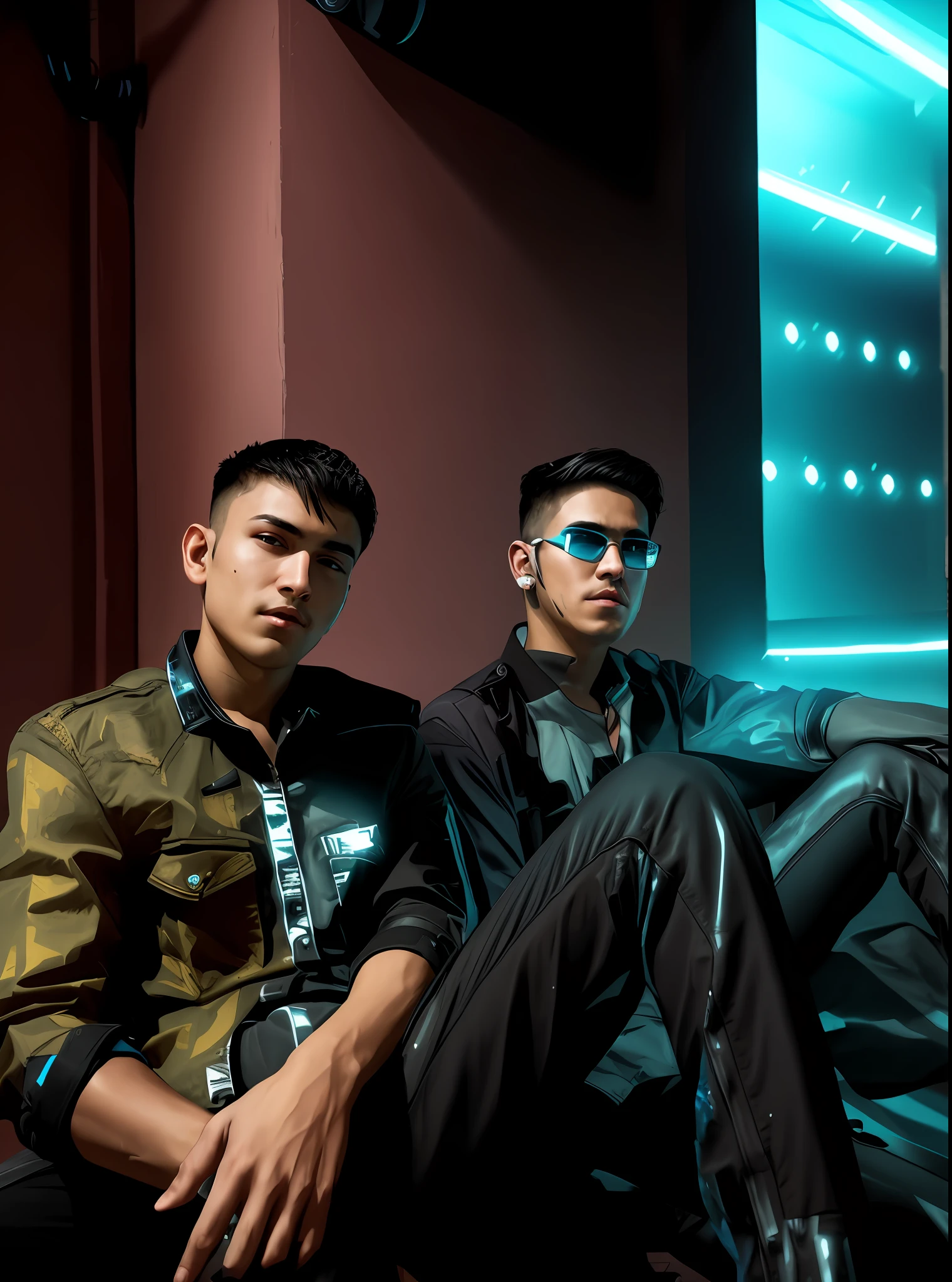 Change background cyberpunk handsome boy realistic face 8k ultra fighters