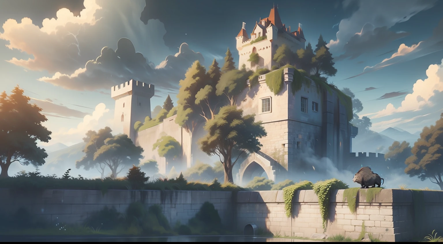 castle wall,Walls