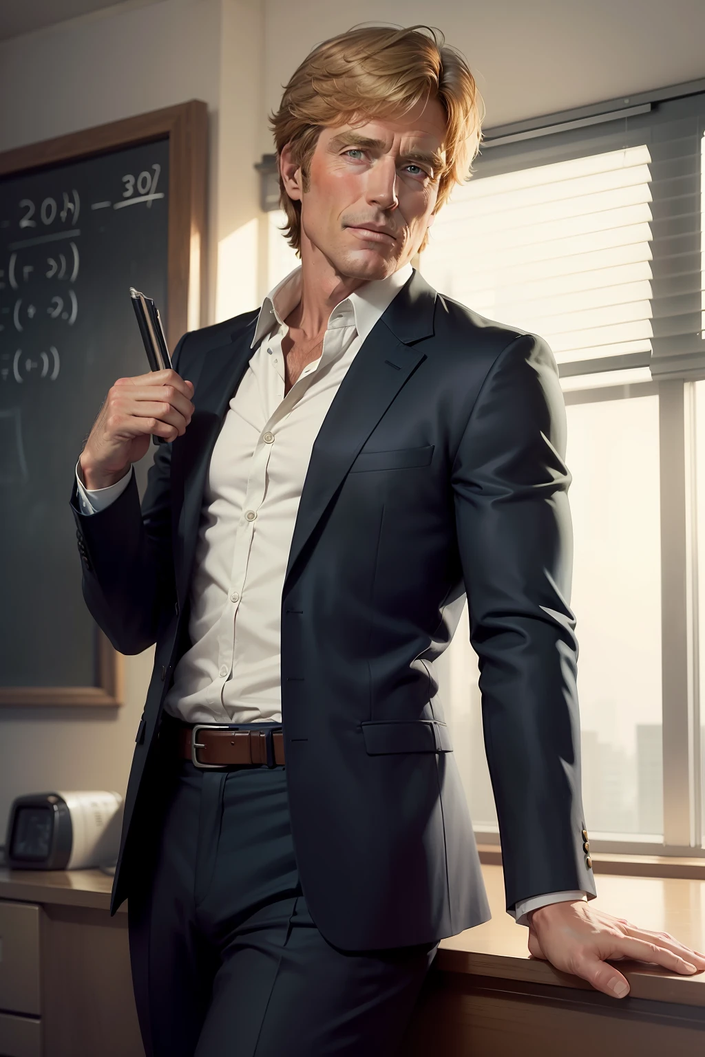 Robert Redford sexy math teacher at 30, tableau