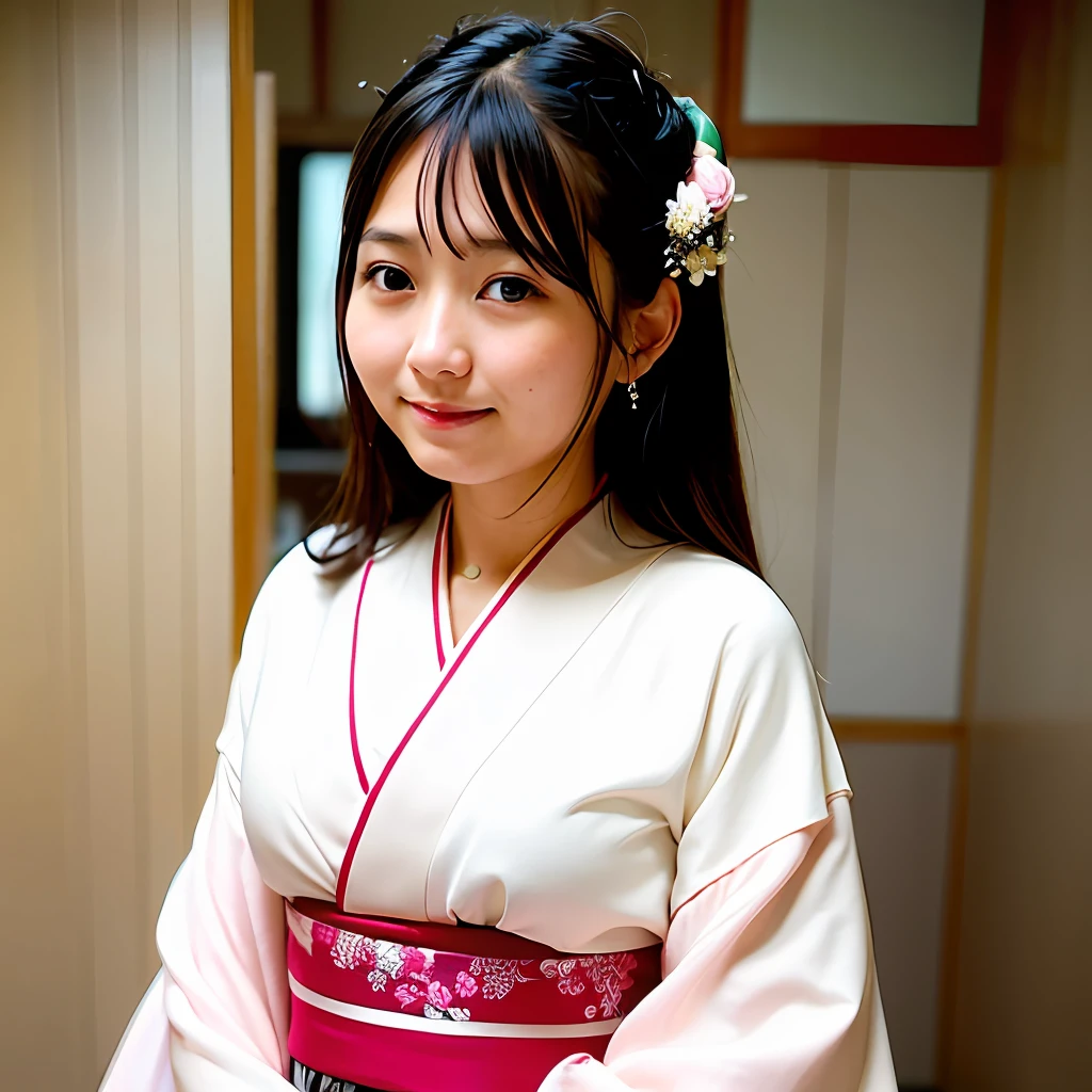 Beautiful cute Japanese woman