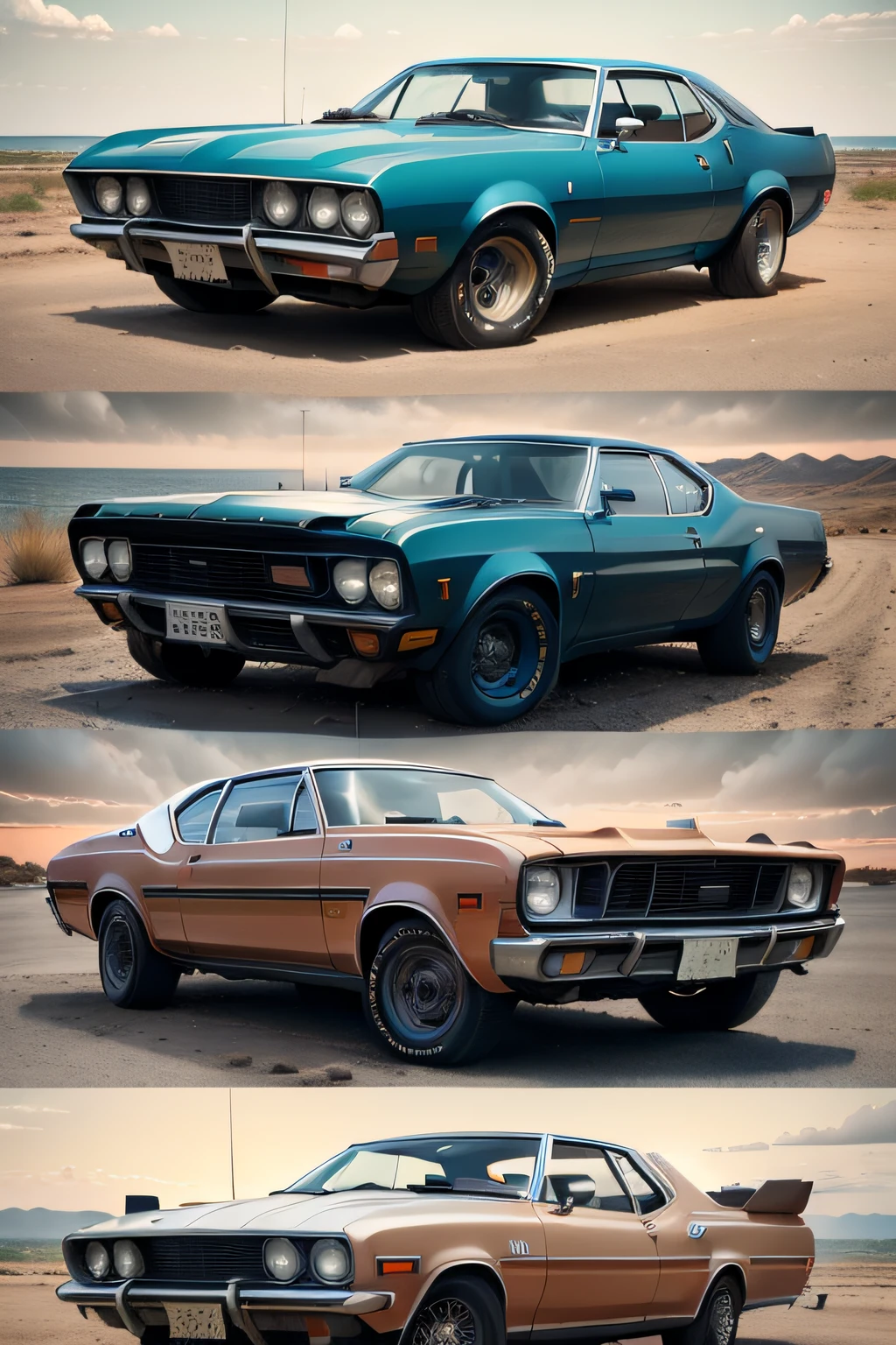 The Maverick as we know it is a creation of Ford and had its production started in the United States, 1969, in the United States and a Brazilian version: (1973/1979) muito cultuada pelos antigomobilistas.
