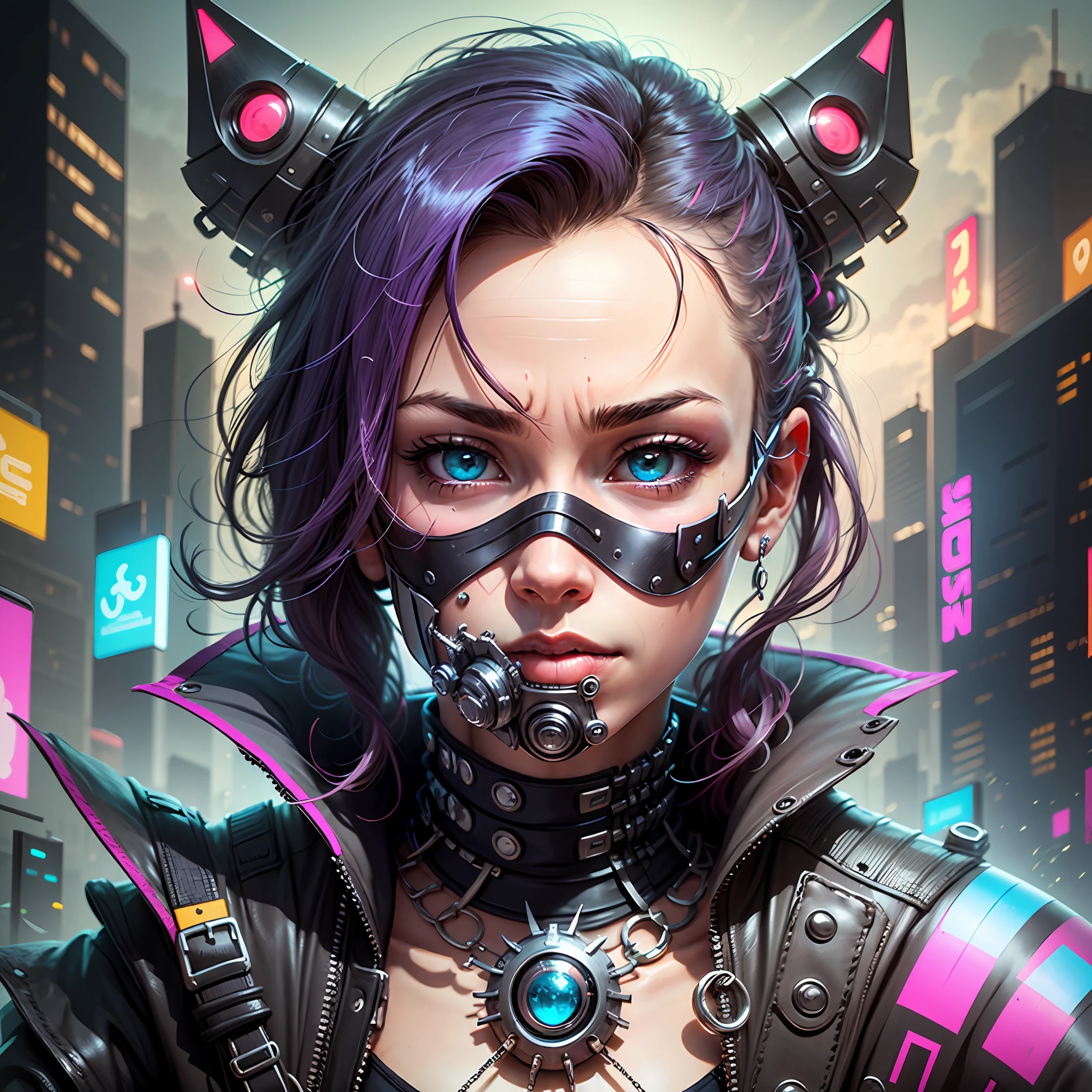 create a cyberpunk style mask with the initials SHED --auto --s2