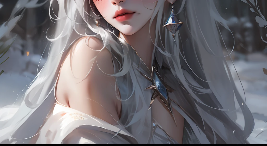 Best quality , Magic robes,Magic Hat,It is decorated with stars,sideface, Warm light,aquarelle, shrine maiden, Long silver hair,lip glaze,Seductive lips,boots, Fair skin, Ride on a magical broomstick