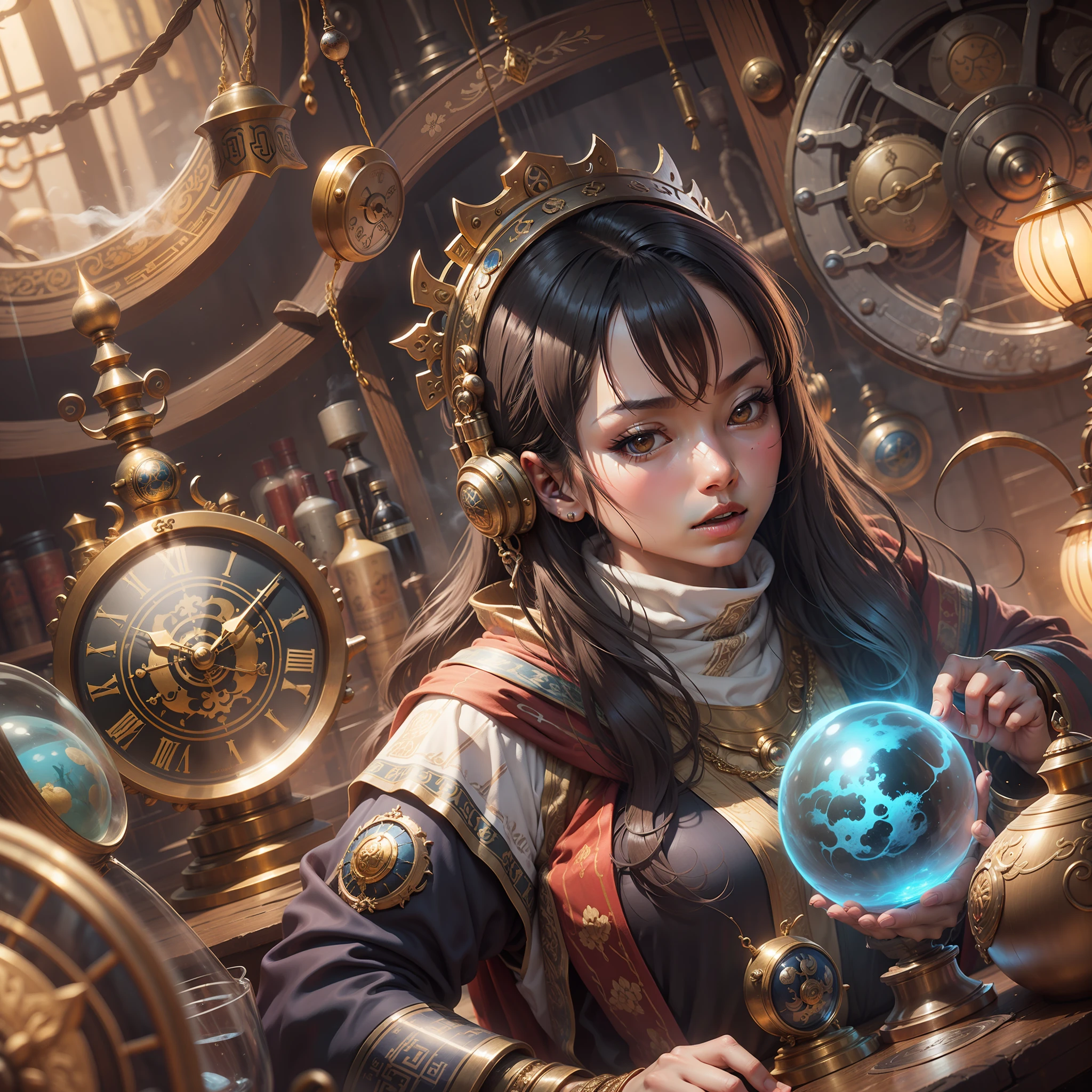 Mongolian Elements Super Details Steam Age, Time, Space, Magic, Fantasy