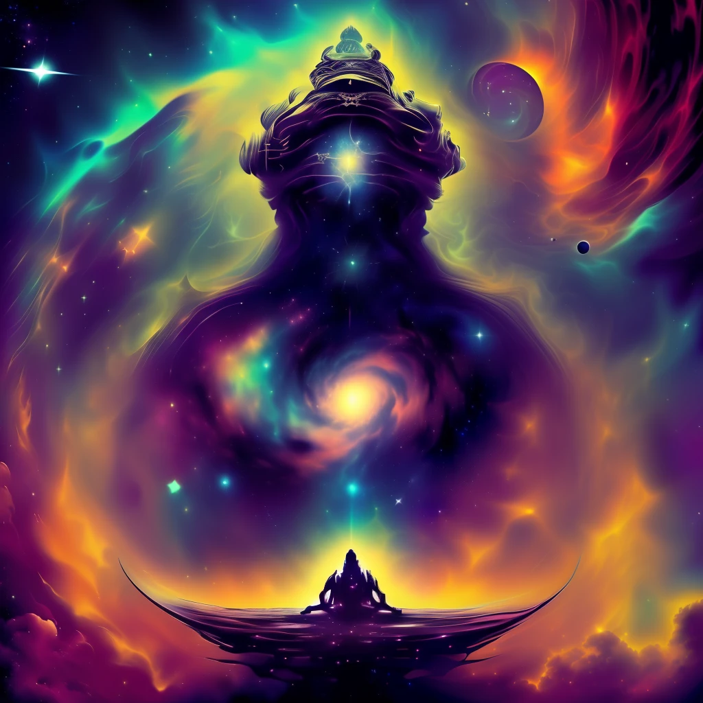 Deus criador do universo corpo astral, Chaotic atmosphere meditation