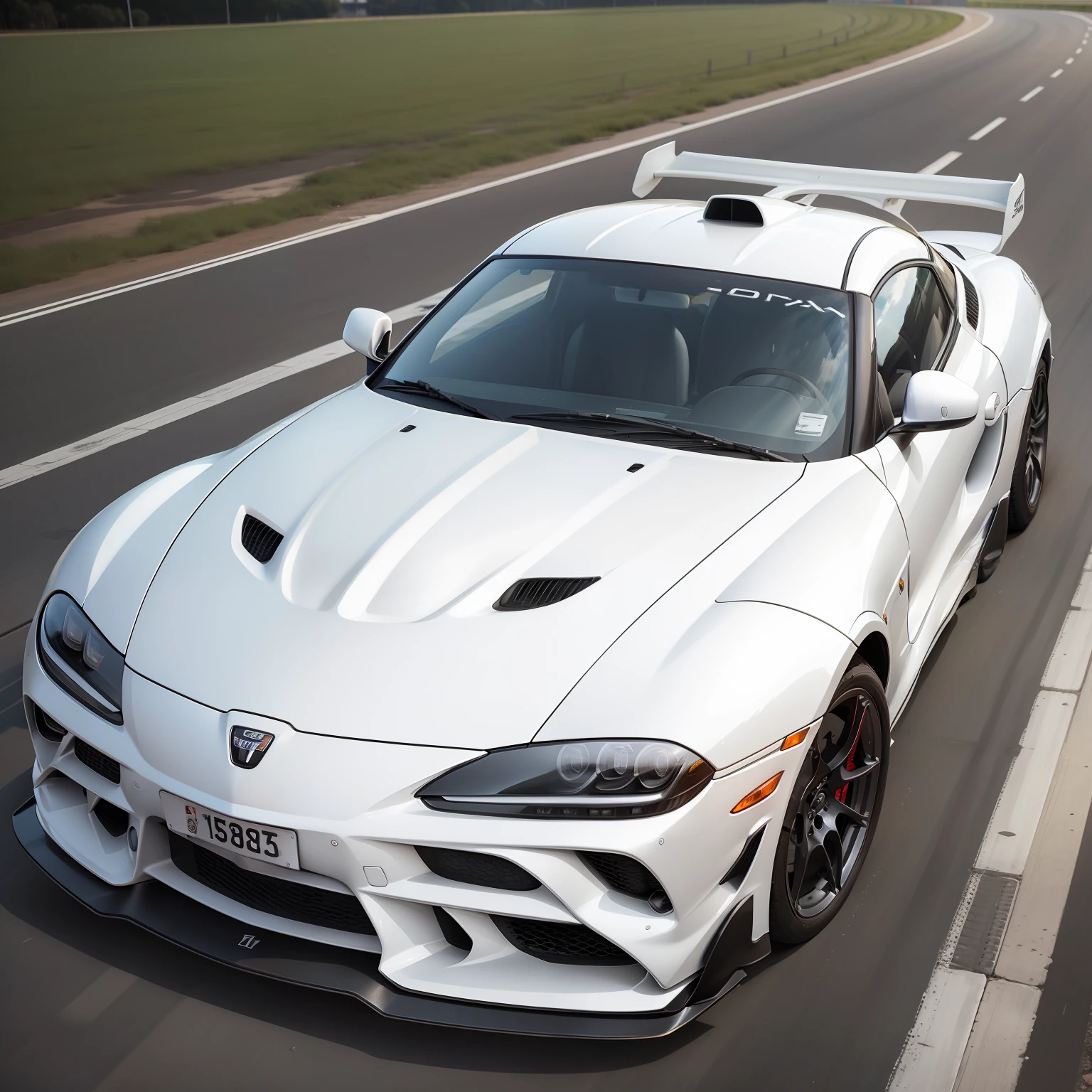 Carro Supra branco