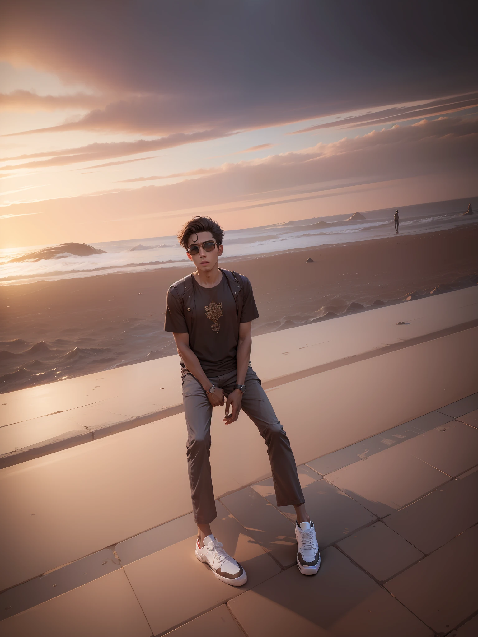 Change background handsome boy, realistic face 10k ultra realistic