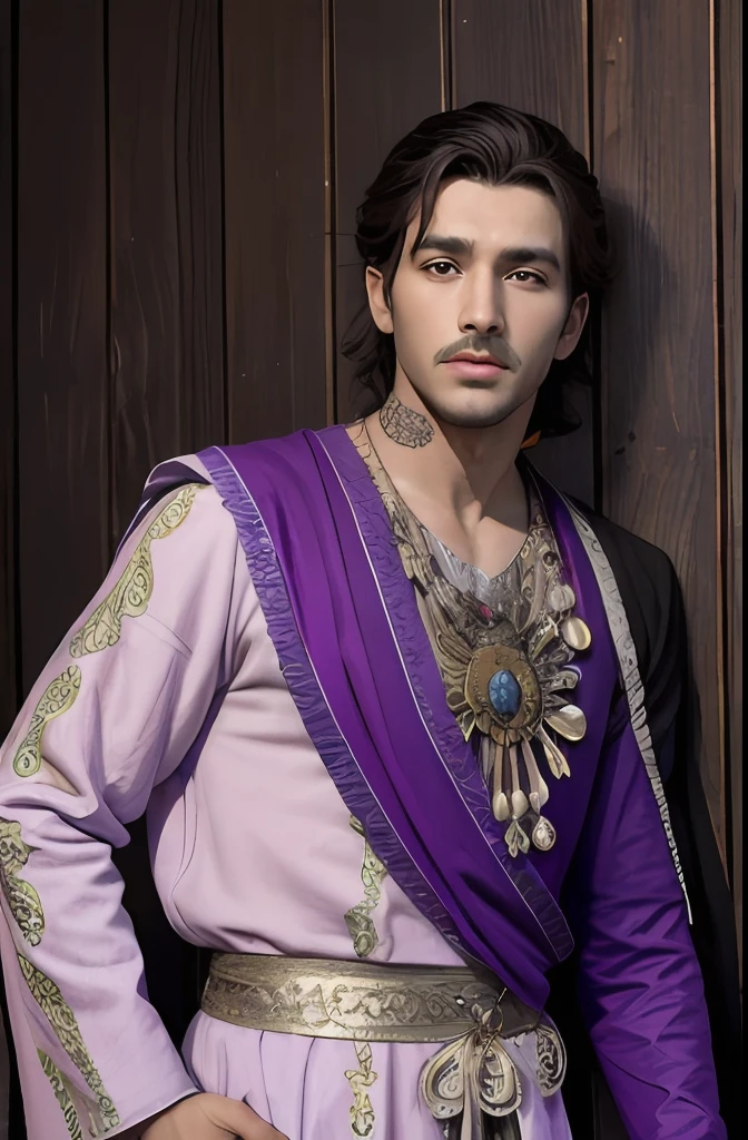 Araffe vestido com um traje roxo segurando ada bengala, bobo medieval, Homem em uma fantasia de bobo, bobo da corte na era renascentista, em roupas medievais, bobo masculino, bobo da corte, tico, bobo da corte, como um personagem de fantasia medieval, (