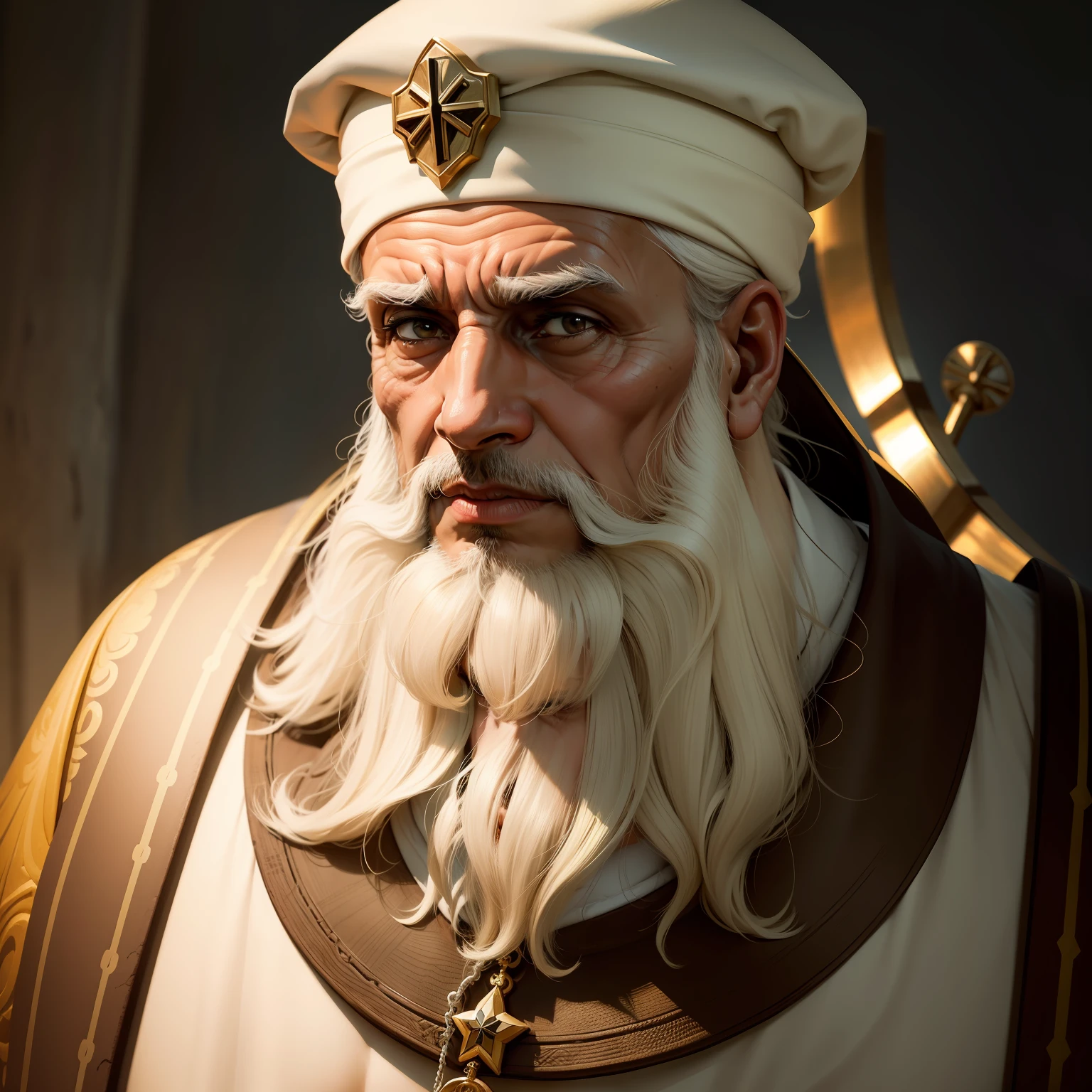 Bispo, santo Agostinho, papa, senhor santo, rosto com barba, homem velho