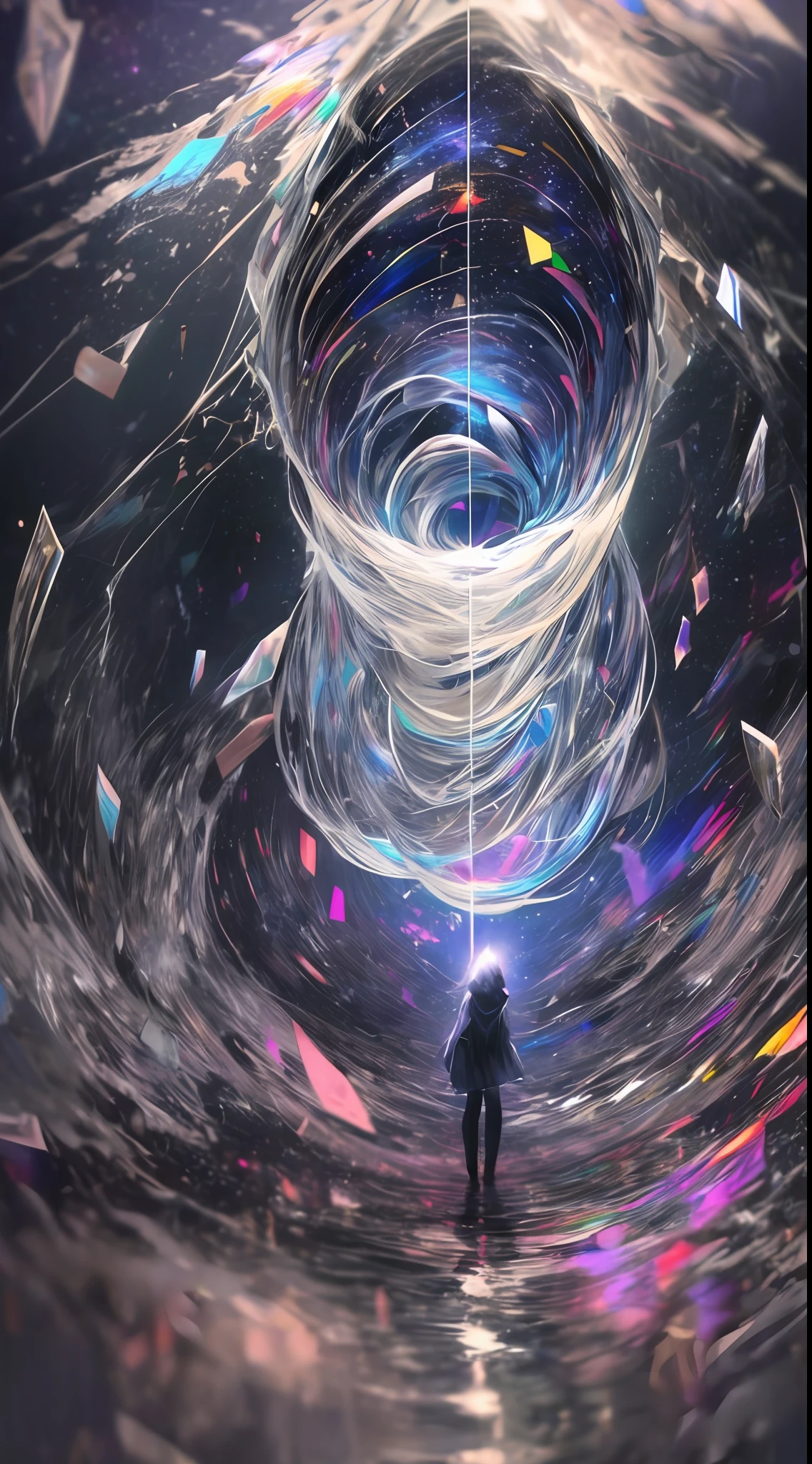 ul and elusive entity known as the Void exists. It is an ethereal and mysterious force that engulfs everything in its path. With no tangible form, it appears as an ever-shifting interplay of shadows and light, an enigmatic dance of darkness and brilliance. It seems to warp the very fabric of reality, distorting the perception of space and time. Those who dare to venture close to the Void are consumed by an overwhelming sense of insignificance, as if facing the vastness of an uncharted cosmos.