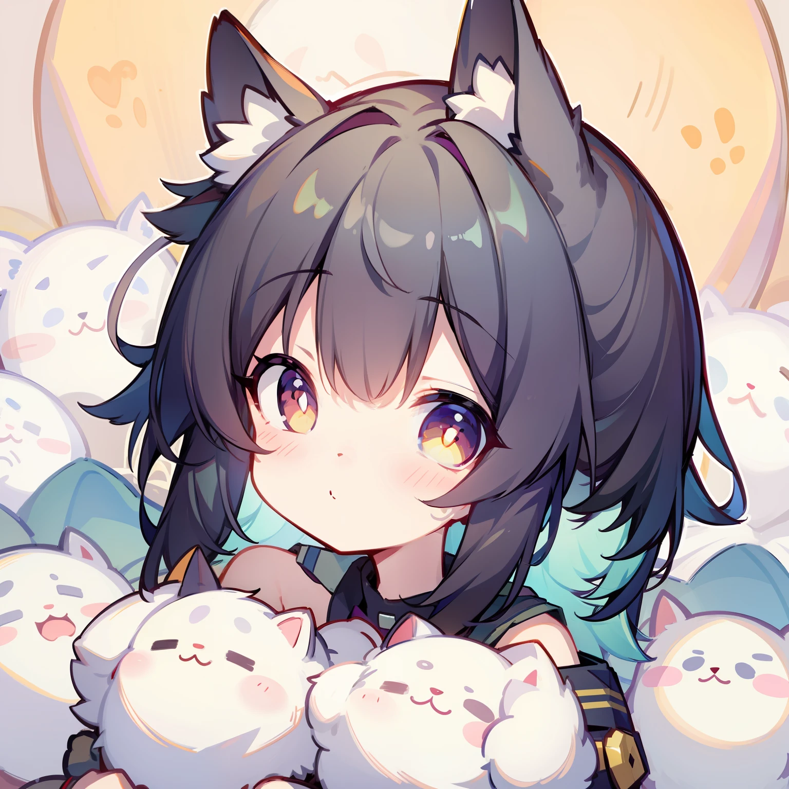 a cute puppy The warm