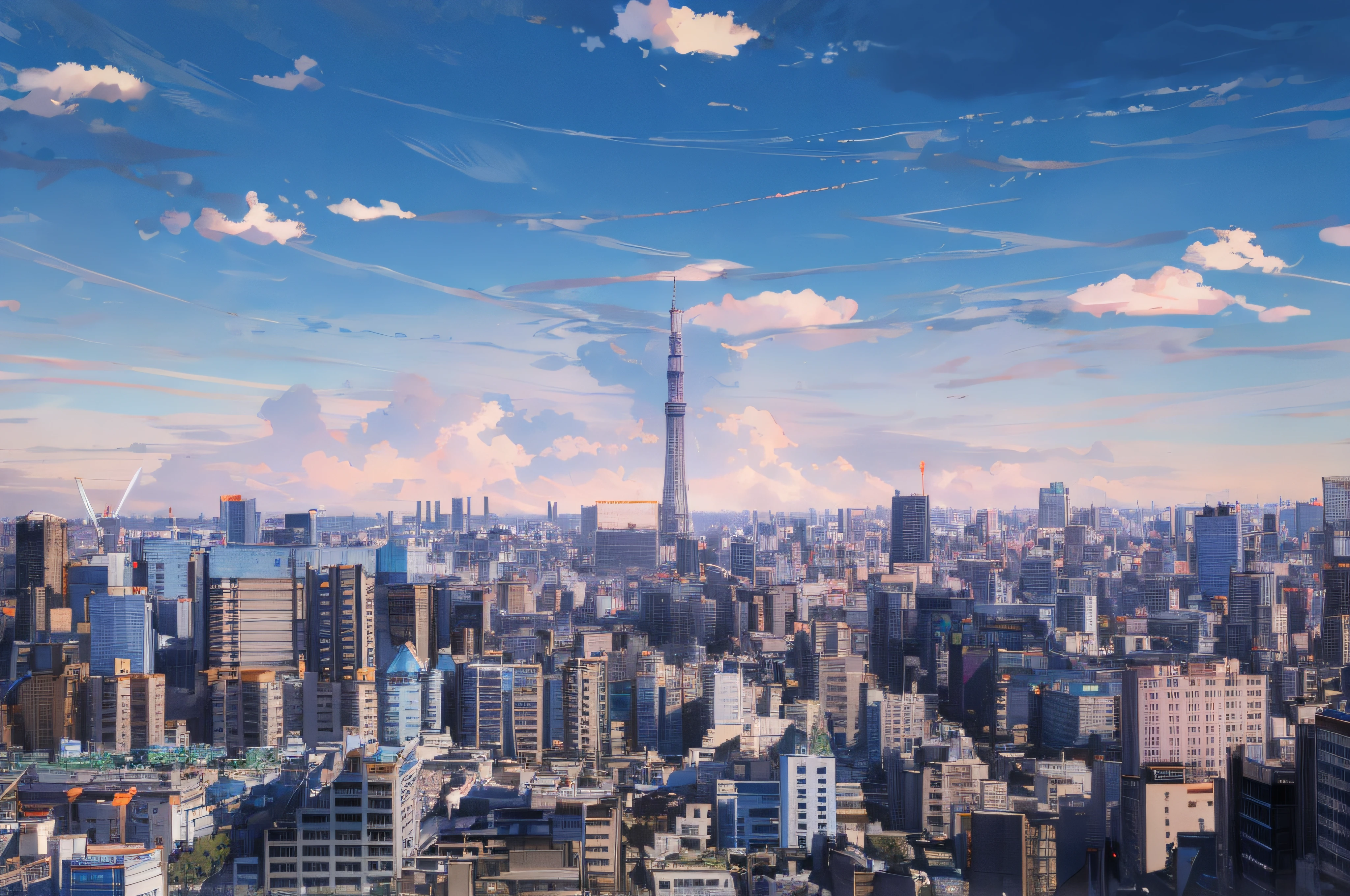 Araray skyscrapers in the city of blue sky, Tokyo city in the background, japan tokyo skytree, TOKYOcty, tokyo japan, tokyo in the background, tokio city, tokyo prefecture, tokio futuristic in background, tokyo prefecture, tokyo streets, in Tokyo under, new tokyo, tokyo futuristic and clean, Modern Tokyo