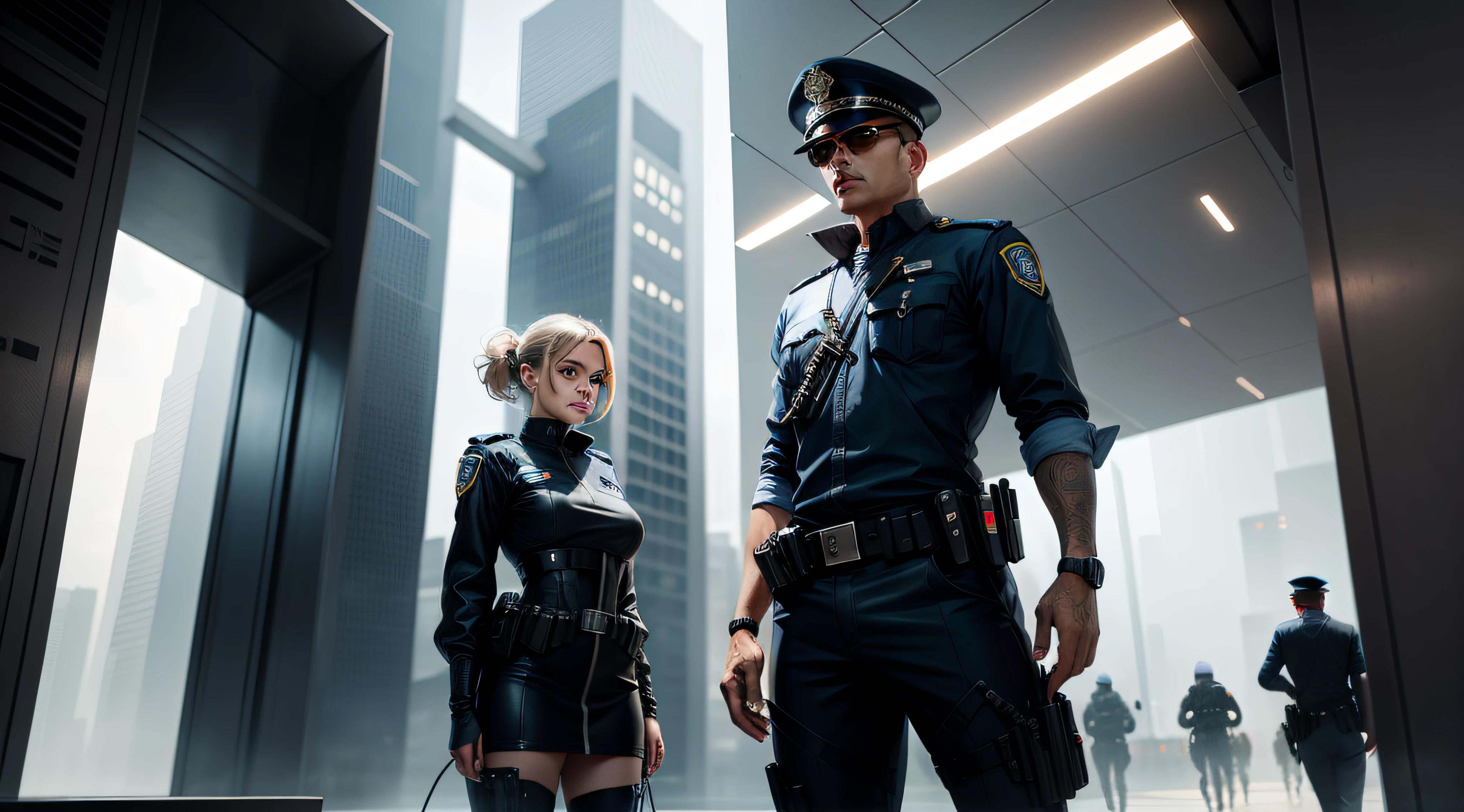 Futuristic police