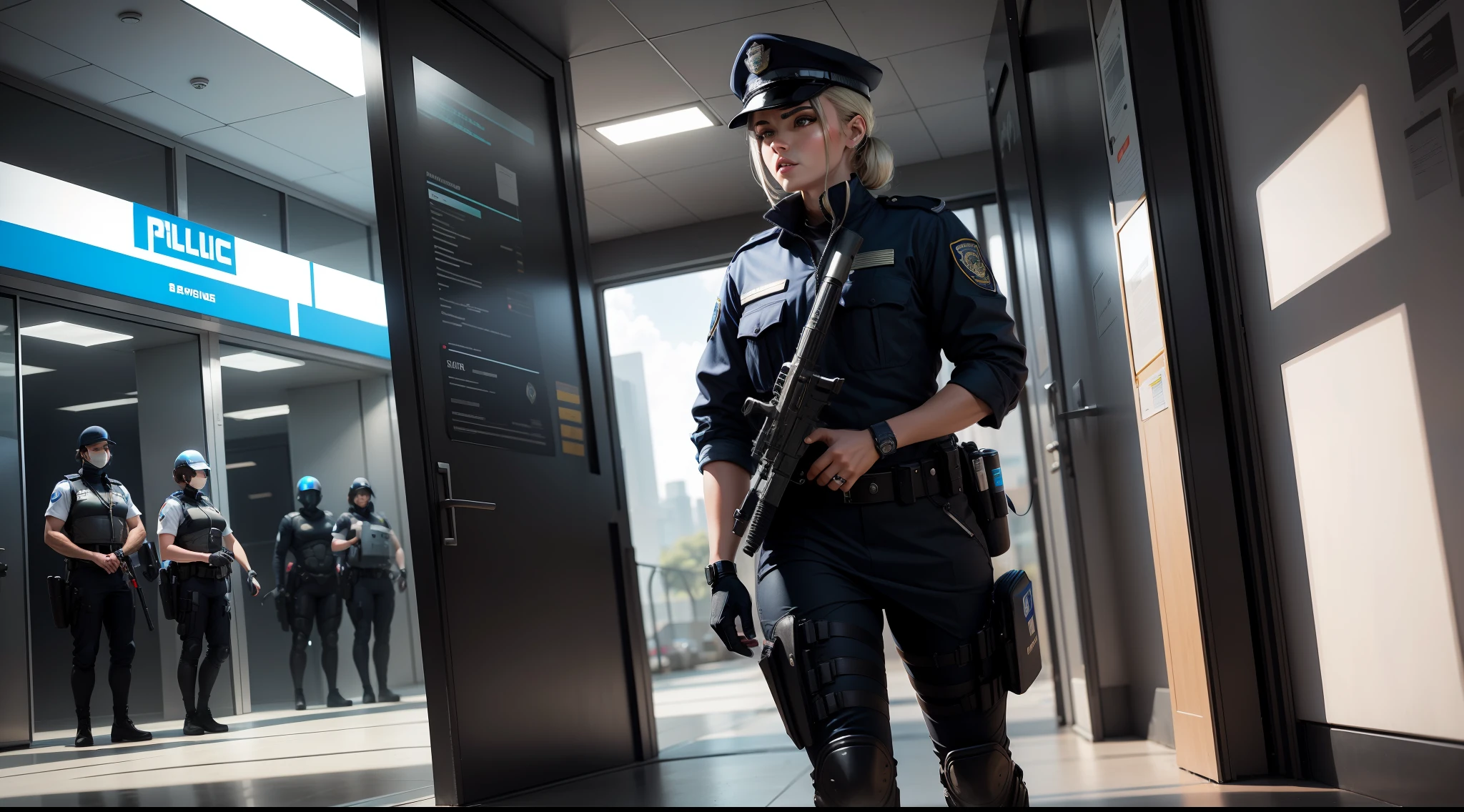 Futuristic police