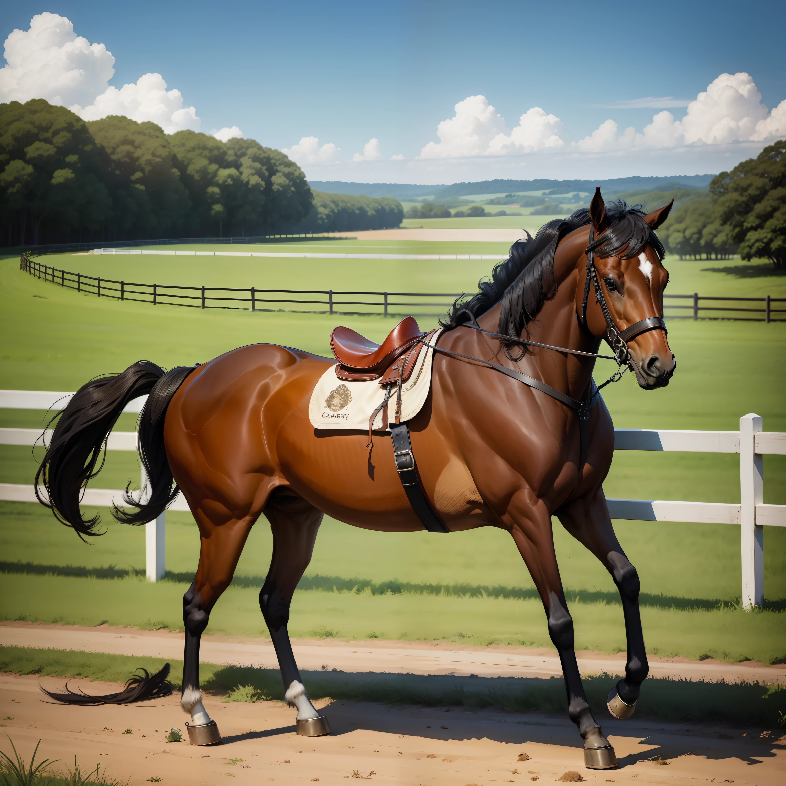 Art cawntry farm horses plantation