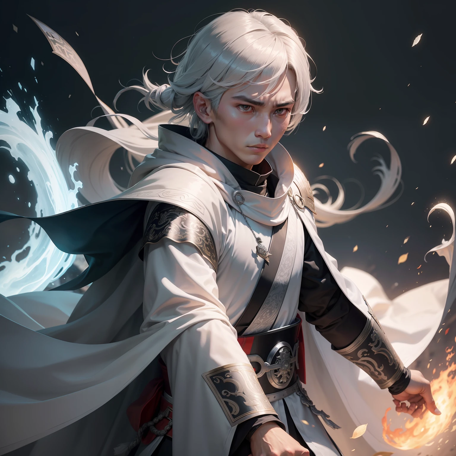 During the defense of southern Xinjiang,The silver-robed young general formed an army alone,More than 100,000 enemies were annihilated,Let the Dragon Kingdom turn from crisis to safety。When everyone wants to see the true face of the big hero,The silver-robed young general said goodbye