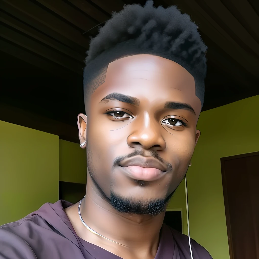 There's a man with black hair and a purple shirt, David Uzochukwu, Godwin Akpan, 2 7 anos, rosto raspado limpo, 2 4 anos, Riyahd Cassiem, 2 3 anos, cara bonita, 2 8 anos, album photo, 2 9 anos, em torno de 1 9 anos, perfil frontal
