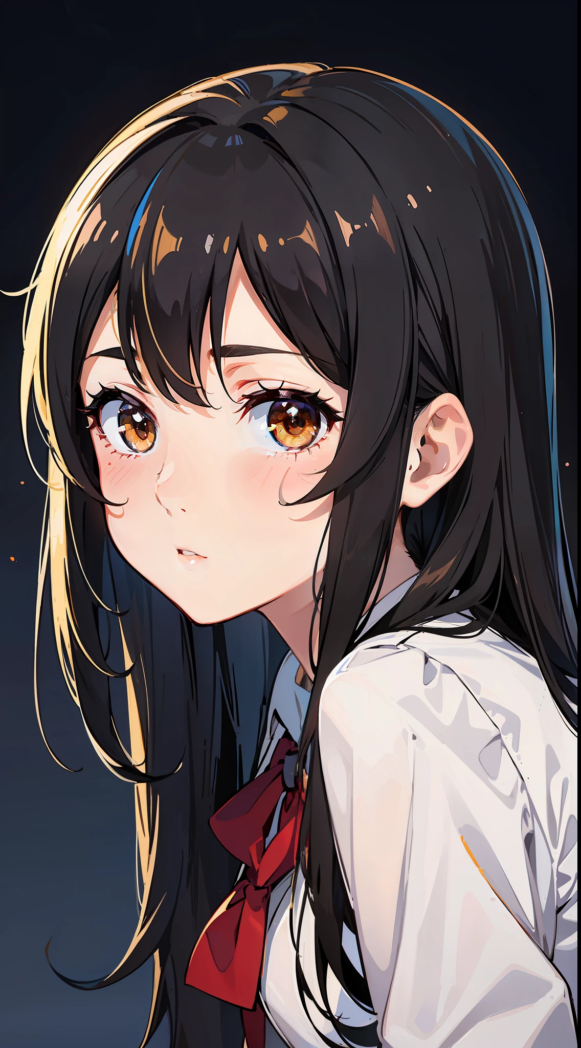 largeeyes,Moe girl,quadratic element,Day Man Girl,high school senior,Light,Girly,adolable,brunette color hair,Pure desire,(Carefully portray the face)