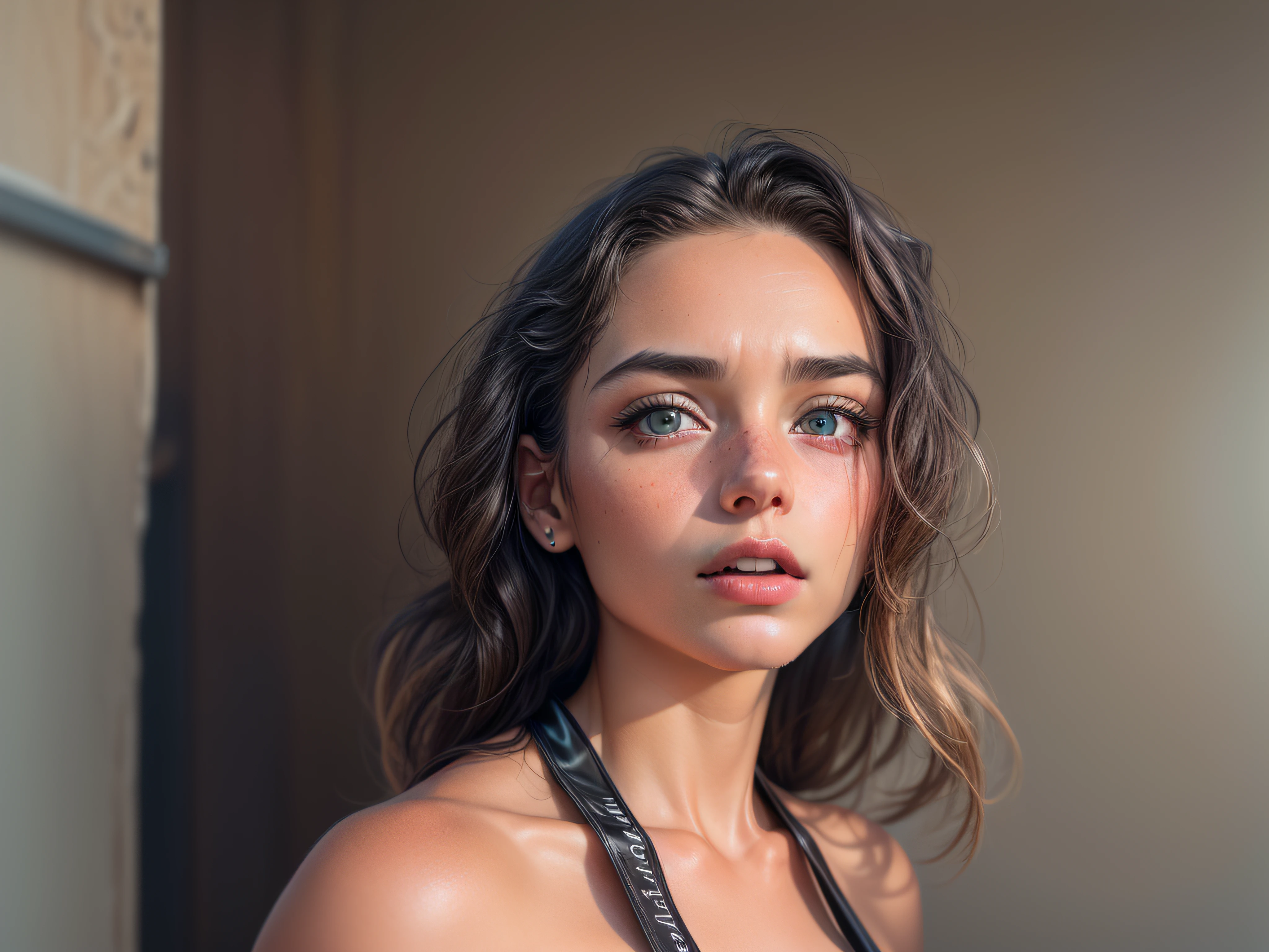 Close up de menina europeia de 25 anos, .......RAW, mulher bonita, olhos azuis, semi-open strawberry lip, (cabelo curto preto), ((rosto detalhado)), ((detailedfacialfeatures)), (pele fina detalhada), pale skinned, (cor fria), reflexo, (masterpieceShot com Canon EOS R5 (detalhe) (Fotos realistas) (detalhes detalhados) mola a 50mm | | | | | |, F/2.8, HDR, (8k) (papel de parede) (cinematic lighthing) (lighting dramatic) (foco nítido) (complexo), fotografia .......RAW, fotografia .......RAW, fotografia gigachade, camera pose, black latex, 8k UHD, DSLR, de alta qualidade, grain movie, Fujifilm XT3, Film Stock Photo 4 Kodak Portra 400 Camera F1.6 Rich Colors Lenses Ultrarealistic Textures Dramatic Lighting Unreal Engine Art Station Trends Cinestill 4B8r3B4p7yhRXuBWLqsQ546WR43cqQwrbXMDFnBi6vSJBeiF8tPW85a7r7DM961Jvk4hdryZoByEp8GC8HzsqJpRN4FxGM9mess, Muscles, Veias Estouradas, Contas, (( Vestido sexy preto)),