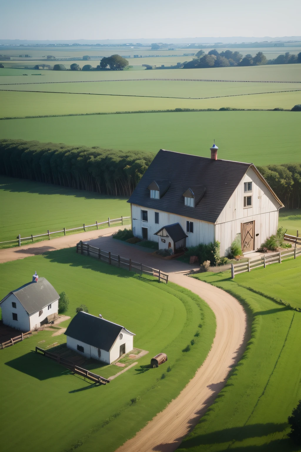 Poor house on the farm