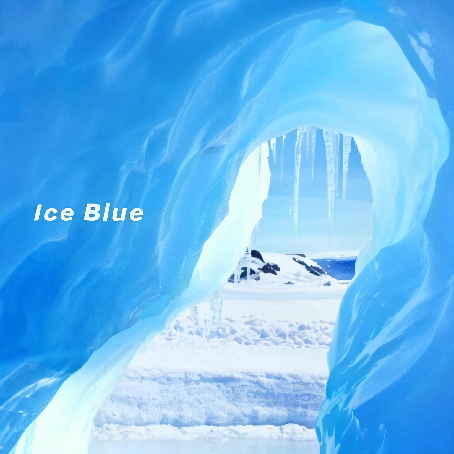 There is a large icy blue cave,Icicles hang from it, Ice blue, Blue-Ice, ice cold blue theme, ice-blue-eyes, light blues, cold blue colors, Ice blue eyes, ice color scheme, An atmosphere of cold pale silence, Blue color, Ice, Light blue, icey blue dress, blue image, light blues