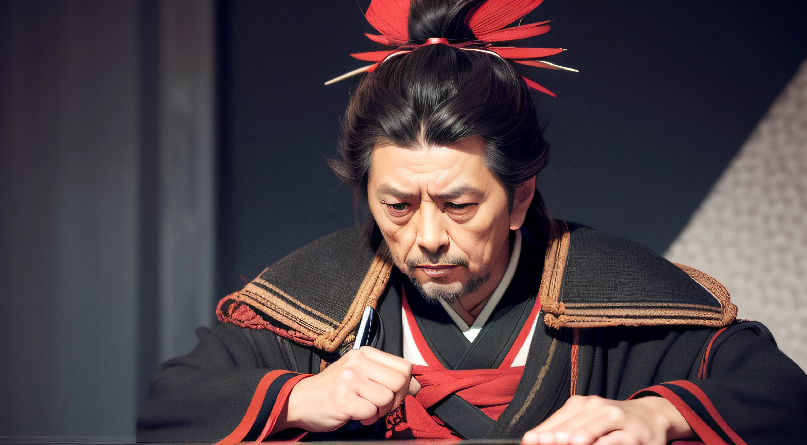 Miyamoto Musashi thinking
