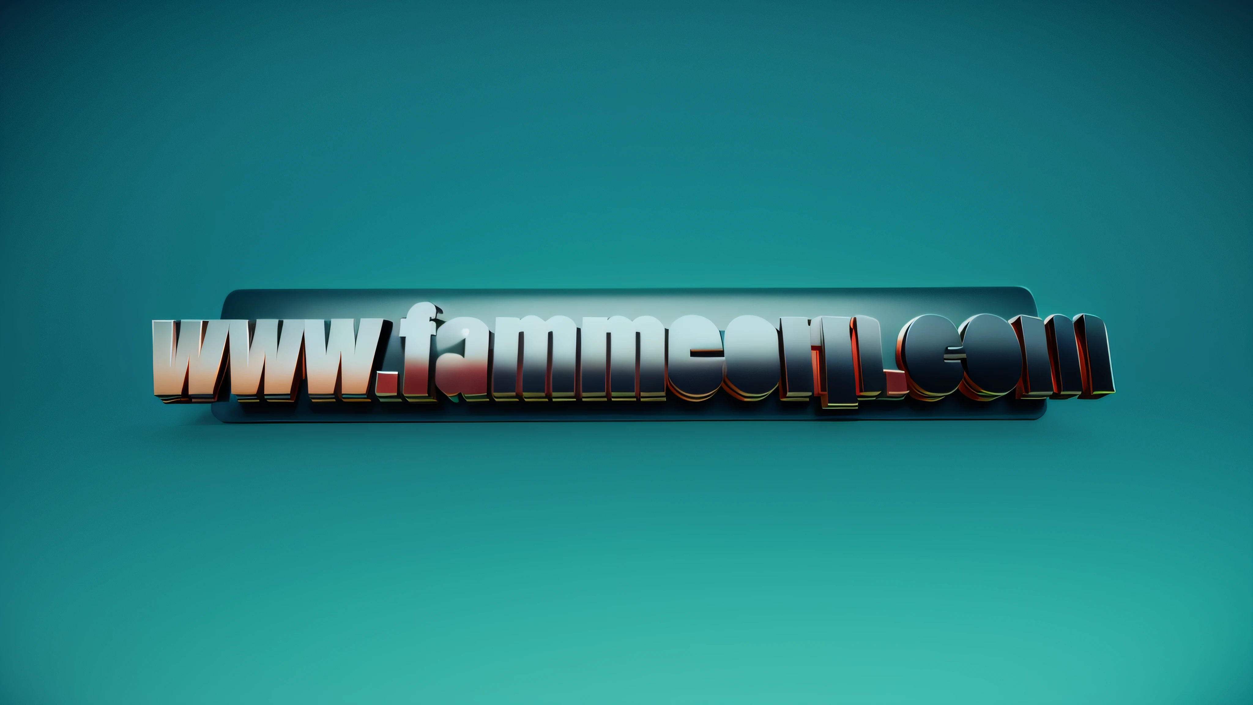 Luxury logo with the title www.FAMMCORP.com, 3D-rendering, 8k, NVIDIA, ray-traced, Bokeh, Fulgurar, luz e sombras realistas,