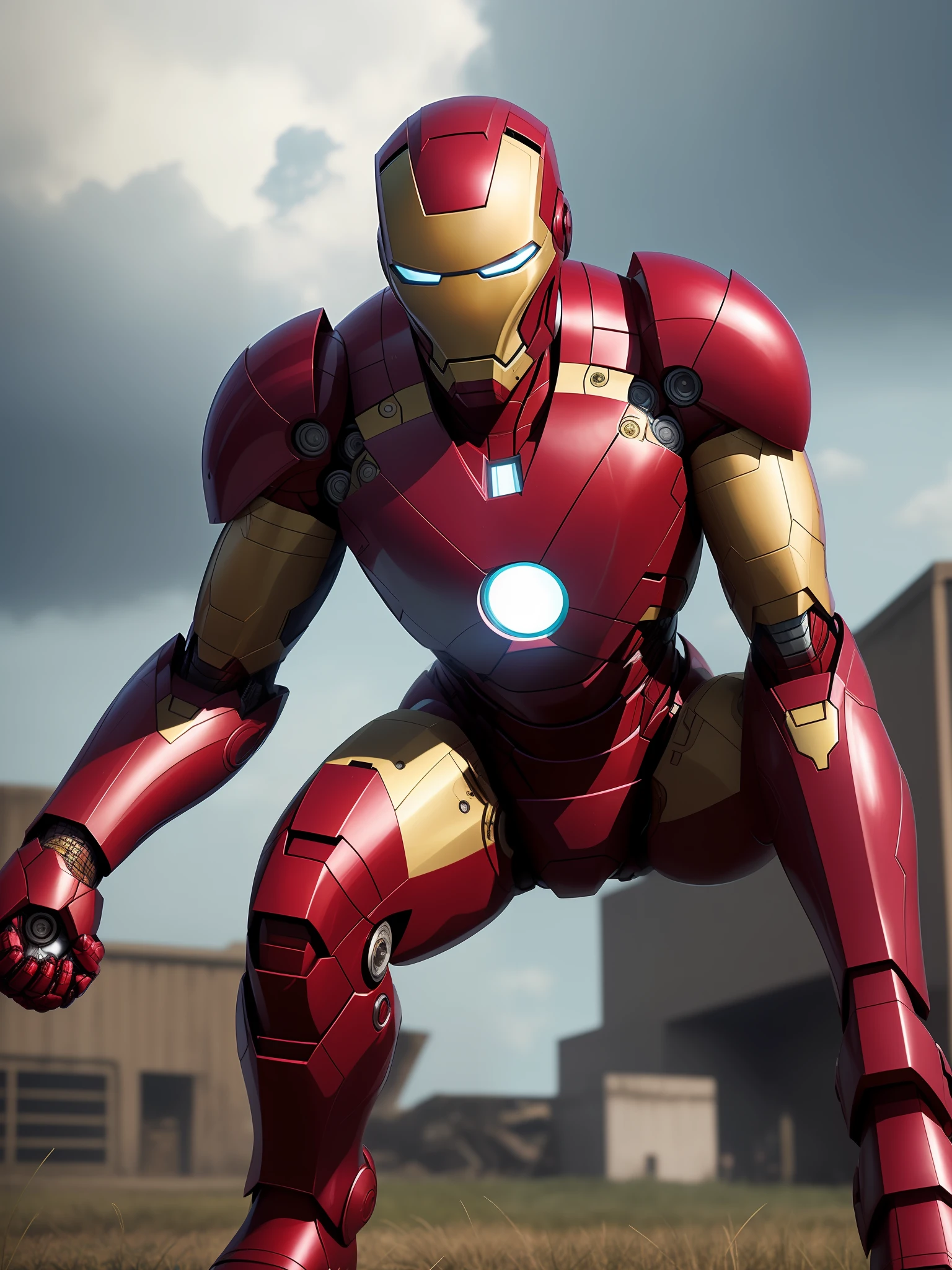 8k, realista, atraente, altamente detalhada, uma garota de 20 anos uma mulher sexy e atraente inspirada no homem aranha usando um mech brilhante do Homem de Ferro. She dresses with sensuality and confidence, perfectly interpreting the strength and charisma of Iron Man. The abandoned warehouse serves as a backdrop, creating a unique atmosphere that highlights their bravery and perseverance. The overcast sky adds a sense of tension and mystery to the entire scene. This high definition and high quality image will bring you a shocking visual experience. The detailed abandoned warehouse and shiny wicks will keep their eyes on you. OC rendering, lighting dramatic, qualidade premiada