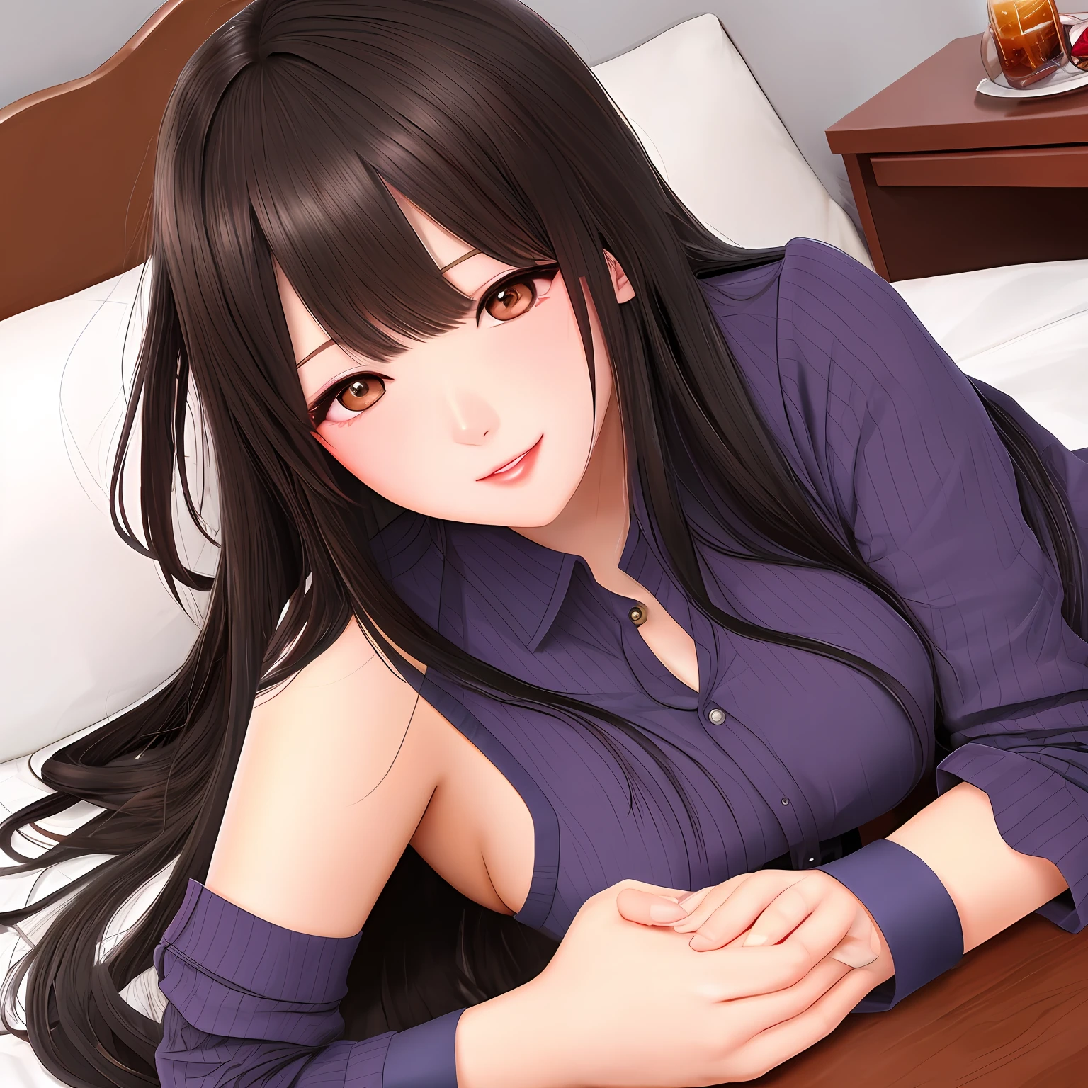 Pure lust，a asian beauty，