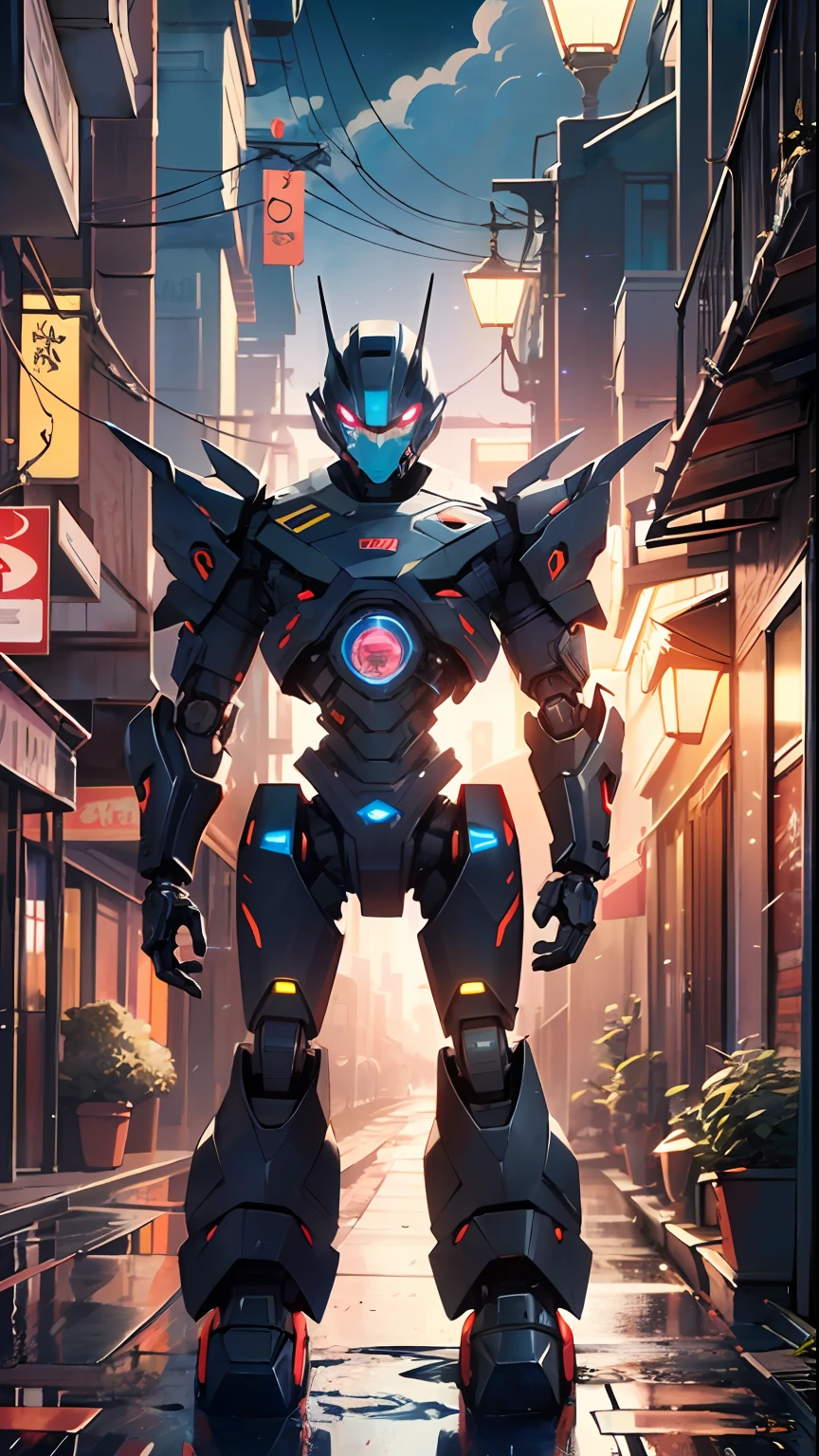 R-Ien, is a small robot with a fun and somewhat eccentric personality. He is shaped like a cube with mechanical arms and legs, and a screen on his "face" that displays emoticons and coded messages. R-Ien is capable of hacking even the most sophisticated security systems and creating distractions.
Despite his diminutive size, R-Ien has a sarcastic sense of humor and a knack for getting into trouble. His mechanical arms and legs move with a grace and elegance unusual for a robot of his size, and his facial expressions are as vivid and expressive as those of any human being.
(dynamic pose:1.0), solo focus, centered, scale to fit dimensions, Rule of thirds,
outdoors, ((night view)), (cyberpunk night street Background: 1.5,dark sky,alleyway,lonely alley,thick clouds, detailed background:1.25),
(best quality), (high resolution), (sharp focus), (ultra detailed), (extremely detailed), (extremely high quality artwork), 8k_wallpaper, (extremely detailed CG 8k),(very fine 8K CG), ((hyper super ultra detailed perfect piece)), flawless, (((masterpiece))), illustration, vibrant colors, (intricate), High contrast, Selective lighting, Double exposure, HDR (High Dynamic Range), Post-processing, Background blur,
