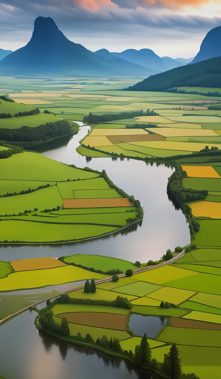 idyllic scenery