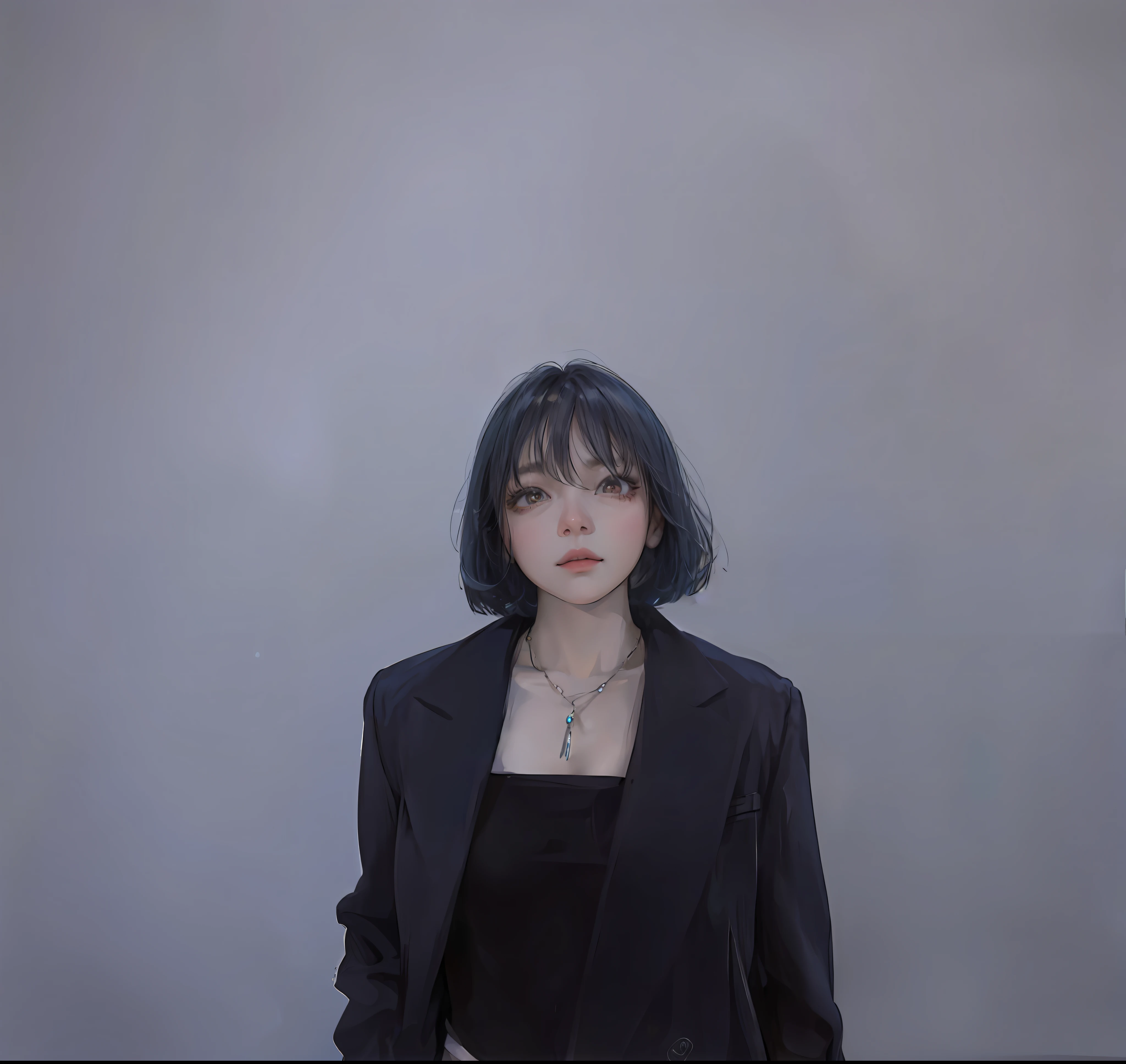 There was a woman standing on the sidewalk with her mobile phone, Realistic anime 3 D style, Anime style. 8K, anime realism style, realistic anime artstyle, Photorealistic anime, Surrealism female students, Anime girl in real life, Surrealism female students, style of anime4 K, Guviz-style artwork, Casual pose,((tmasterpiece,best qualtiy)),illustratio,Ultra-detailed 8K,Photorealsitic,Clear focus,A highly detailed,Professional lighting,Colorful detailed,Rainbow color BREAK factory super long shot,with light glowing,Complicated details,Shitu-mecha,1girl stands in front of the audience,nabel