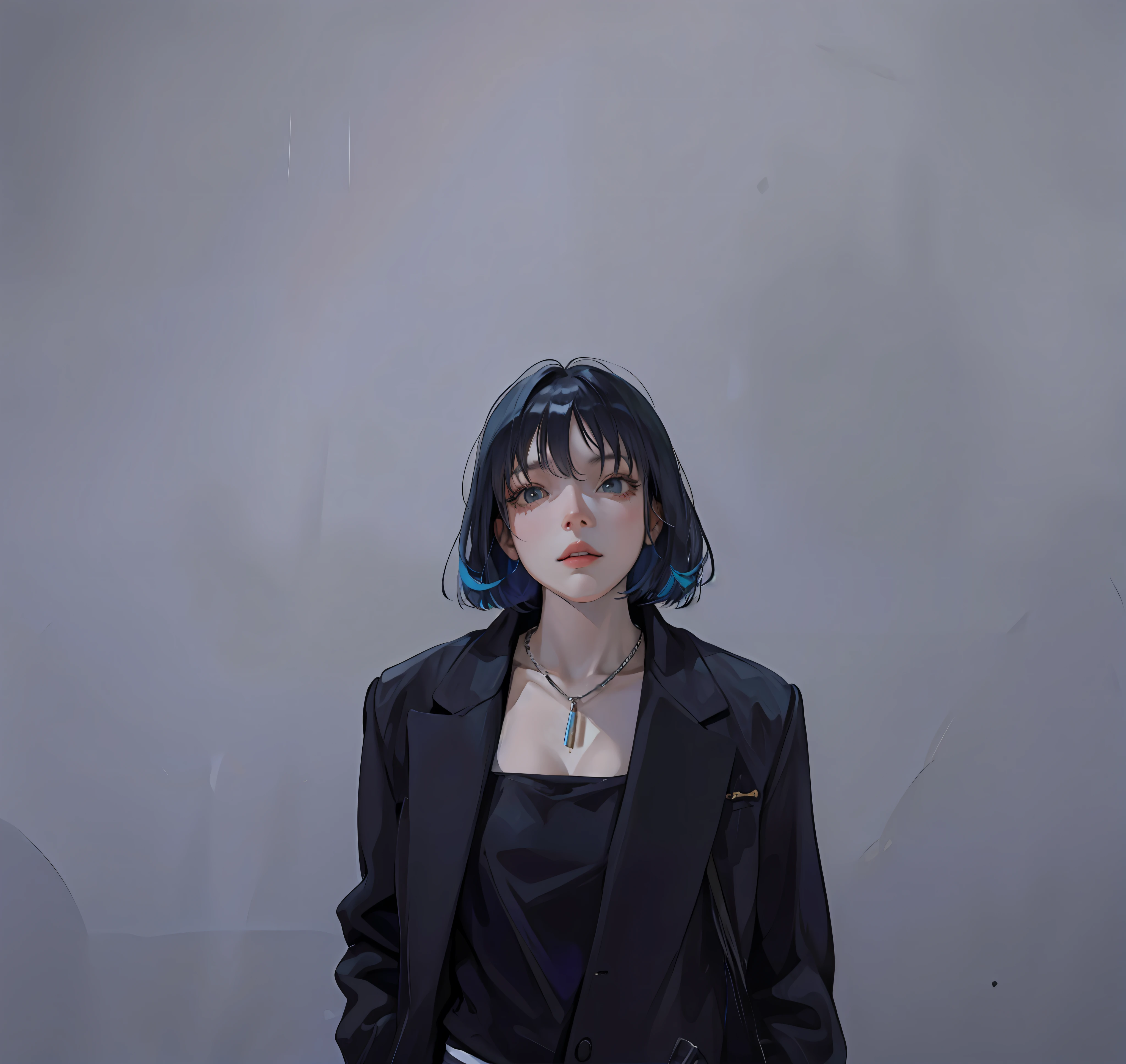 Realistic anime 3 D style, Anime style. 8K, anime realism style, realistic anime artstyle, Photorealistic anime, Surrealism female students, Anime girl in real life, Surrealism female students, style of anime4 K, Guviz-style artwork, Casual pose，（（tmasterpiece，best qualtiy）），illustratio，Ultra-detailed 8K，Photorealsitic，Clear focus，A highly detailed，Professional lighting，Colorful detailed，Rainbow color BREAK factory super long shot，with light glowing，Complicated details，Shitu-mecha，1girl stands in front of the audience，Bandeau。