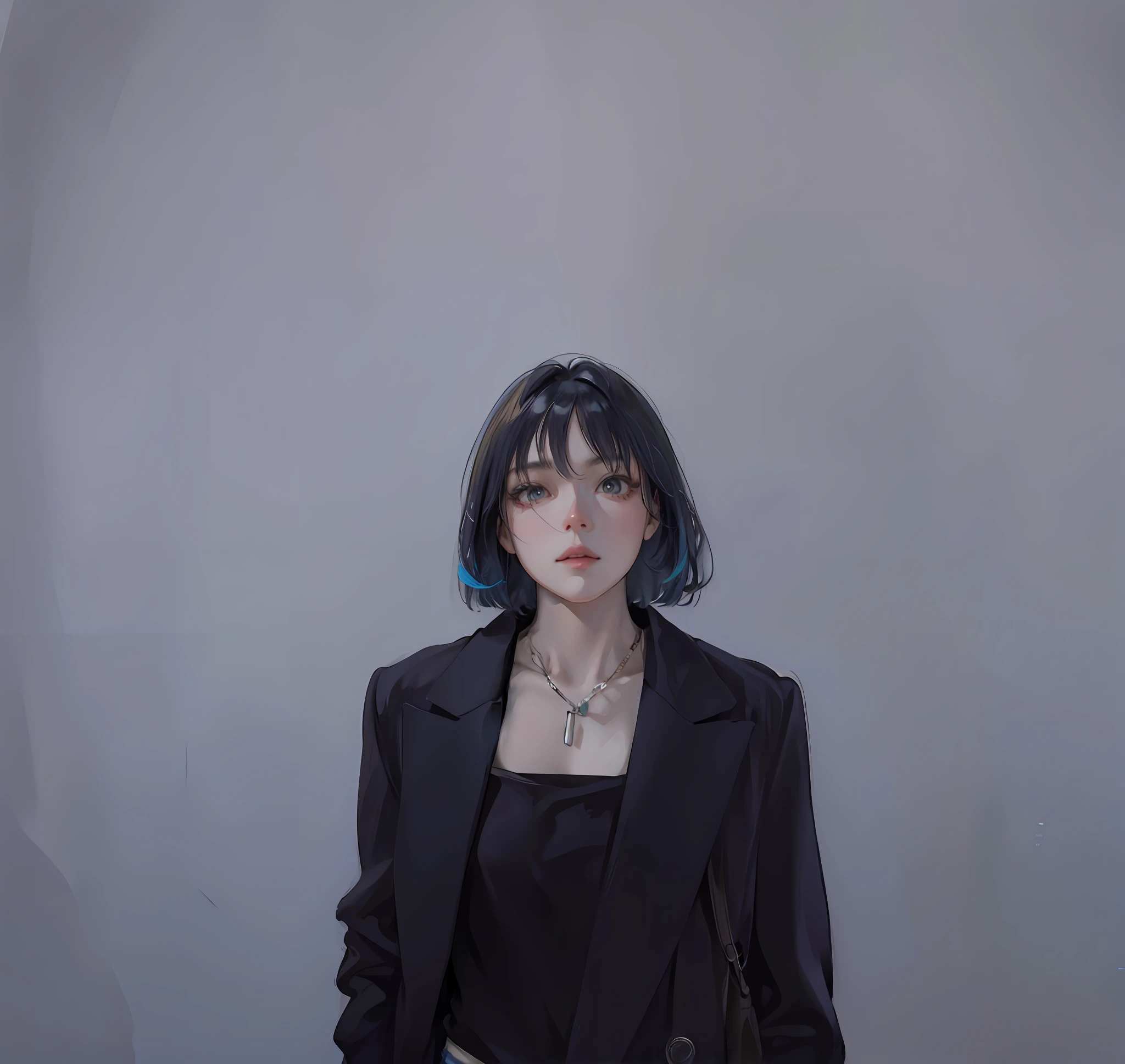 Realistic anime 3 D style, Anime style. 8K, anime realism style, realistic anime artstyle, Photorealistic anime, Surrealism female students, Anime girl in real life, Surrealism female students, style of anime4 K, Guviz-style artwork, Casual pose,((tmasterpiece,best qualtiy)),illustratio,Ultra-detailed 8K,Photorealsitic,Clear focus,A highly detailed,Professional lighting,Colorful detailed,Rainbow color BREAK factory super long shot,with light glowing,Complicated details,Shitu-mecha,1girl stands in front of the audience,Bigchest。