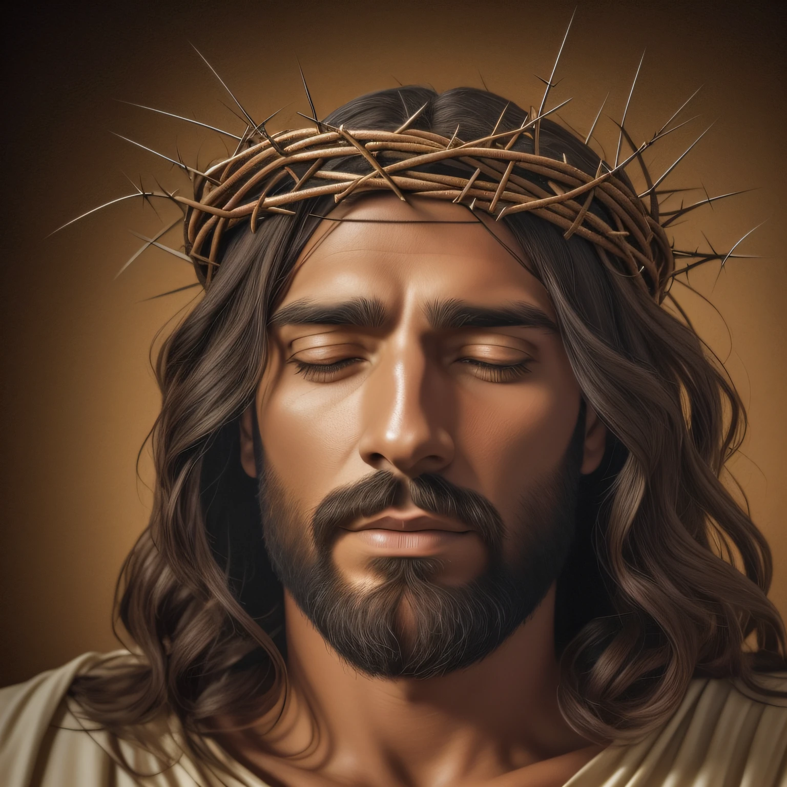 a man with a crown of thorns on his head, Shutterstock, iStock, Gettyimages, Jesus Cristo, coroa de espinhos, rosto de Jesus, jesus of nazareth, his hands buried in his face, Alamy Photo Stock, Foto de Stock, Como visto na Getty Images, Imagem de Stock, Jesus na Cruz, iStockphoto, Jesus