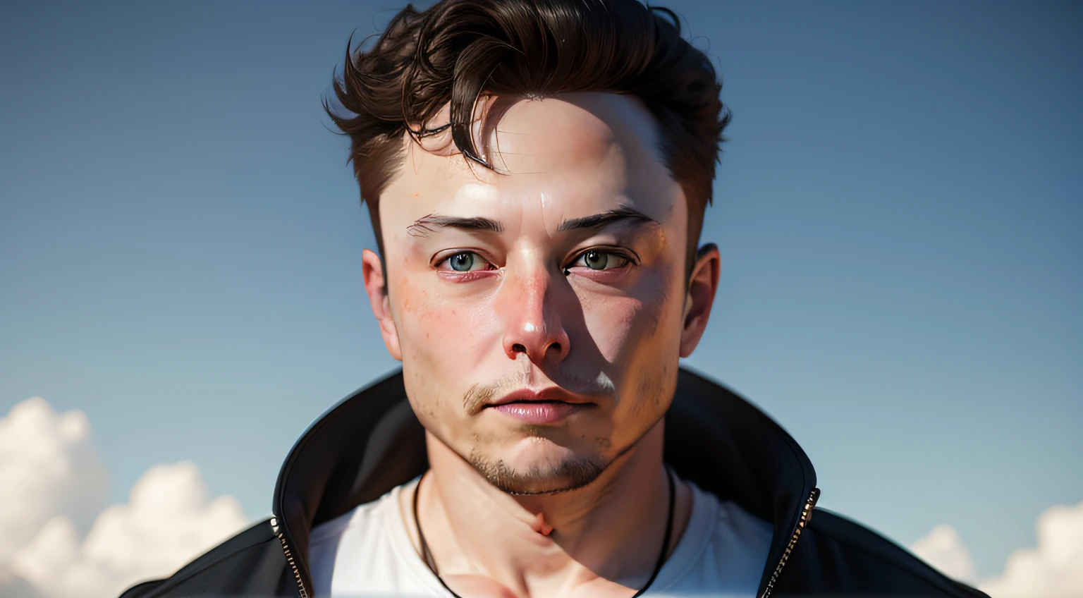 portrait 3d, elon musk, best quality, masterpiec