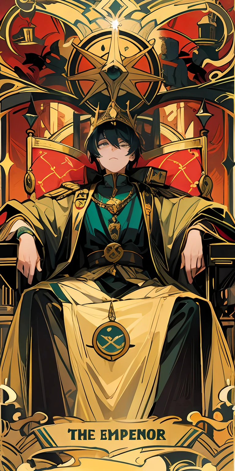 The emperor in the tarot cards
