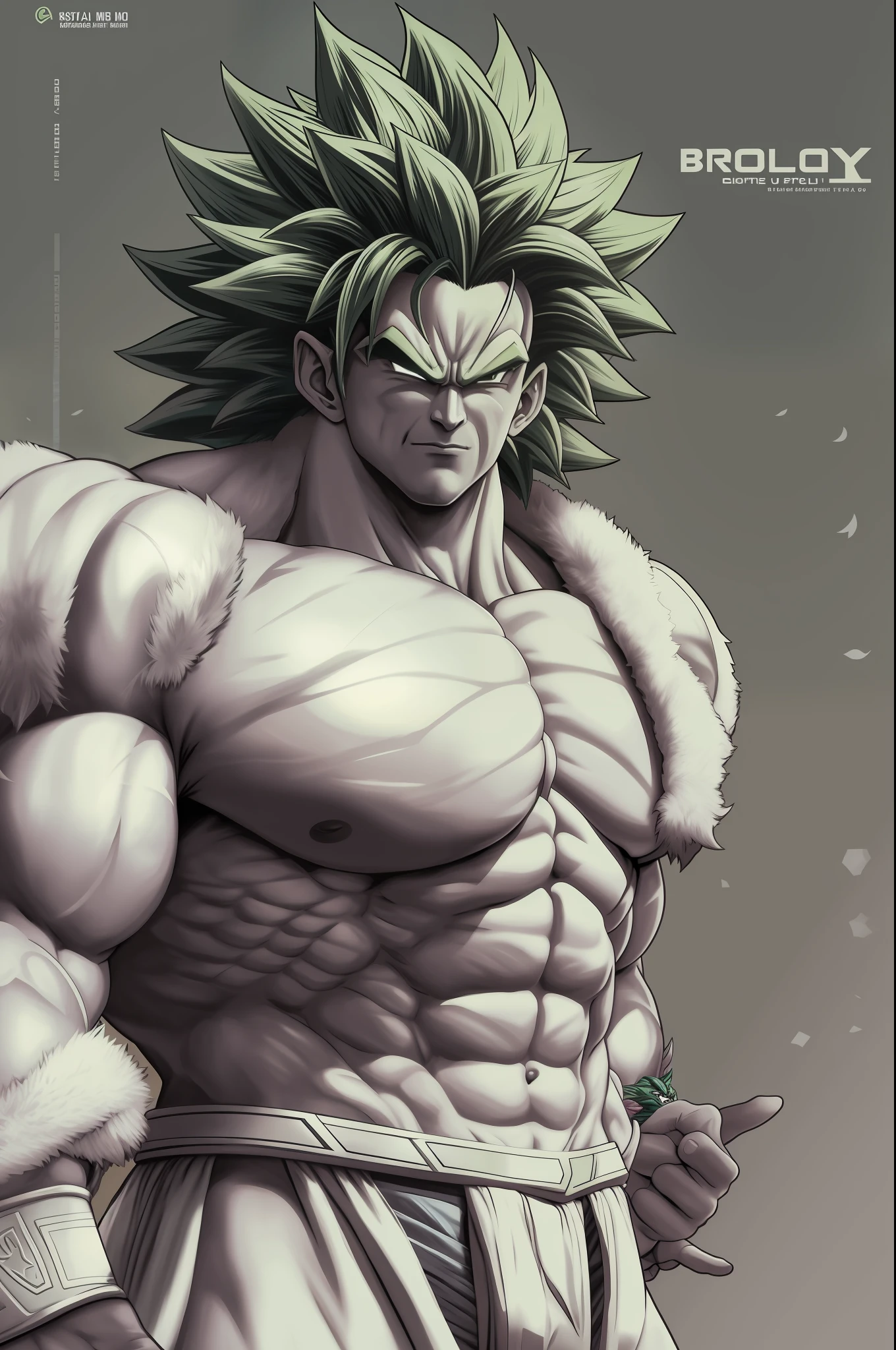 broly ultra, ultra instinto, en el planeta namek, todo muy detallado, obra maestra, escala 1:1, cuerpo definido, rostro definido