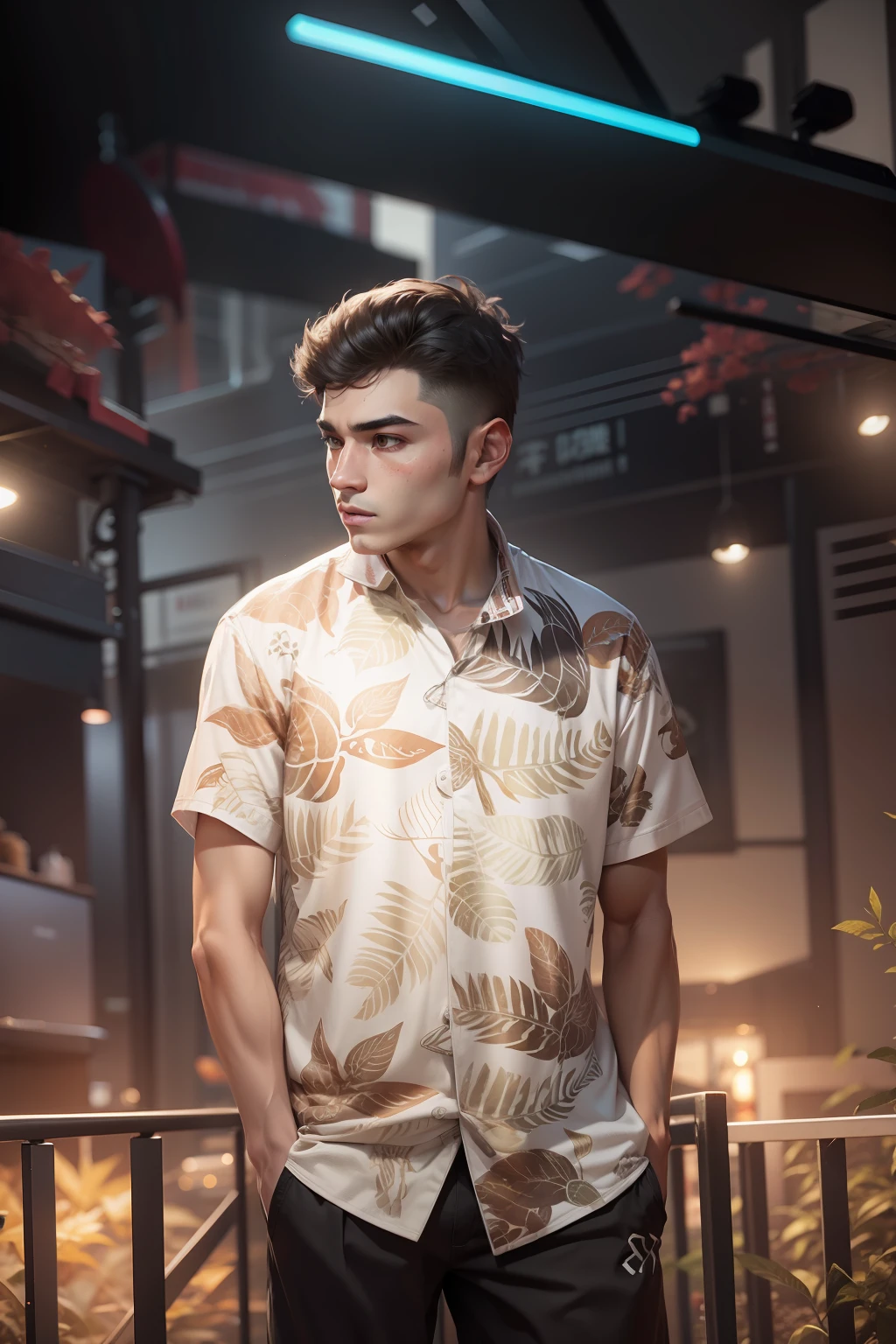 Change into gamer with realistic face