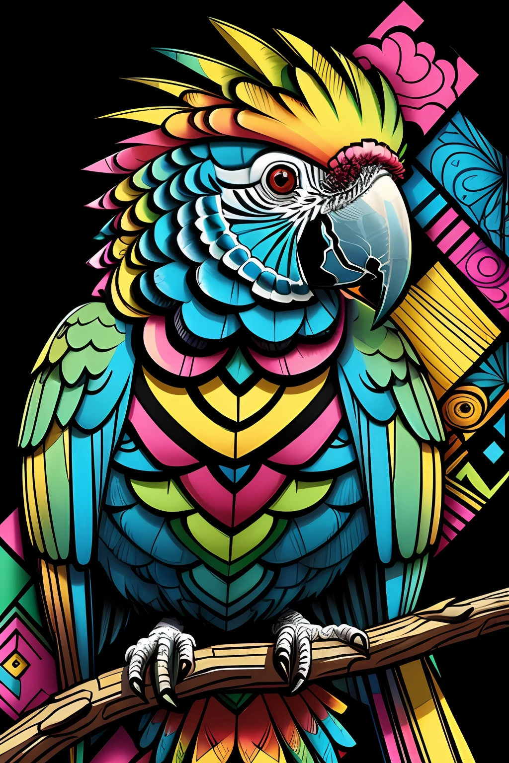 (Spix Parrot Bird (Cyanopsitta spixii |) |)),  EdRomero Brito  acolchoamento ,multidimensional geometric wall PORTRAIT, arte, Chibi,
Yang016K, lindo, Colouring,
Primary works, qualidade superior, melhor qualidade, Arte Oficial, Beautiful and Aesthetic,),  Romero Brito acolchoamento ,multidimensional geometric wall PORTRAIT, arte, Chibi,
Yang016K, lindo, Colouring,
Primary works, qualidade superior, melhor qualidade, Arte Oficial, Beautiful and Aesthetic,