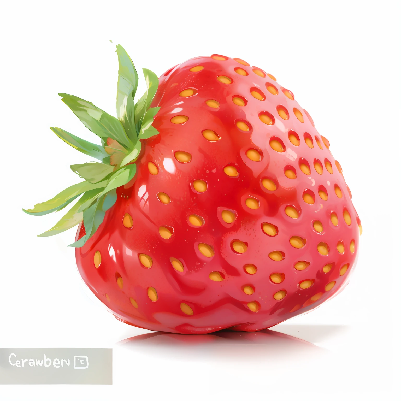 Cartoon strawberries
