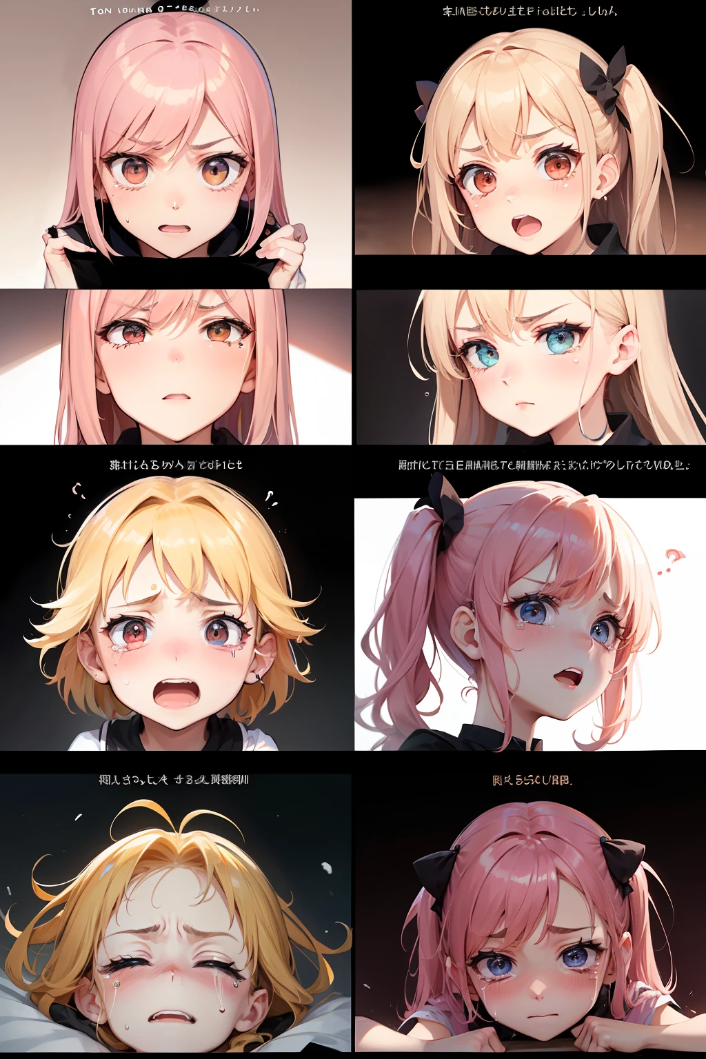 multiple possand expressionses,cheerfulness,Angry,Sad,Cry,saddened,rejoice,Tsundere,weeping,irate,cute little,simplicity,doubt,doubt,indissoluble,flouting,Speechless,defiance,serenidade