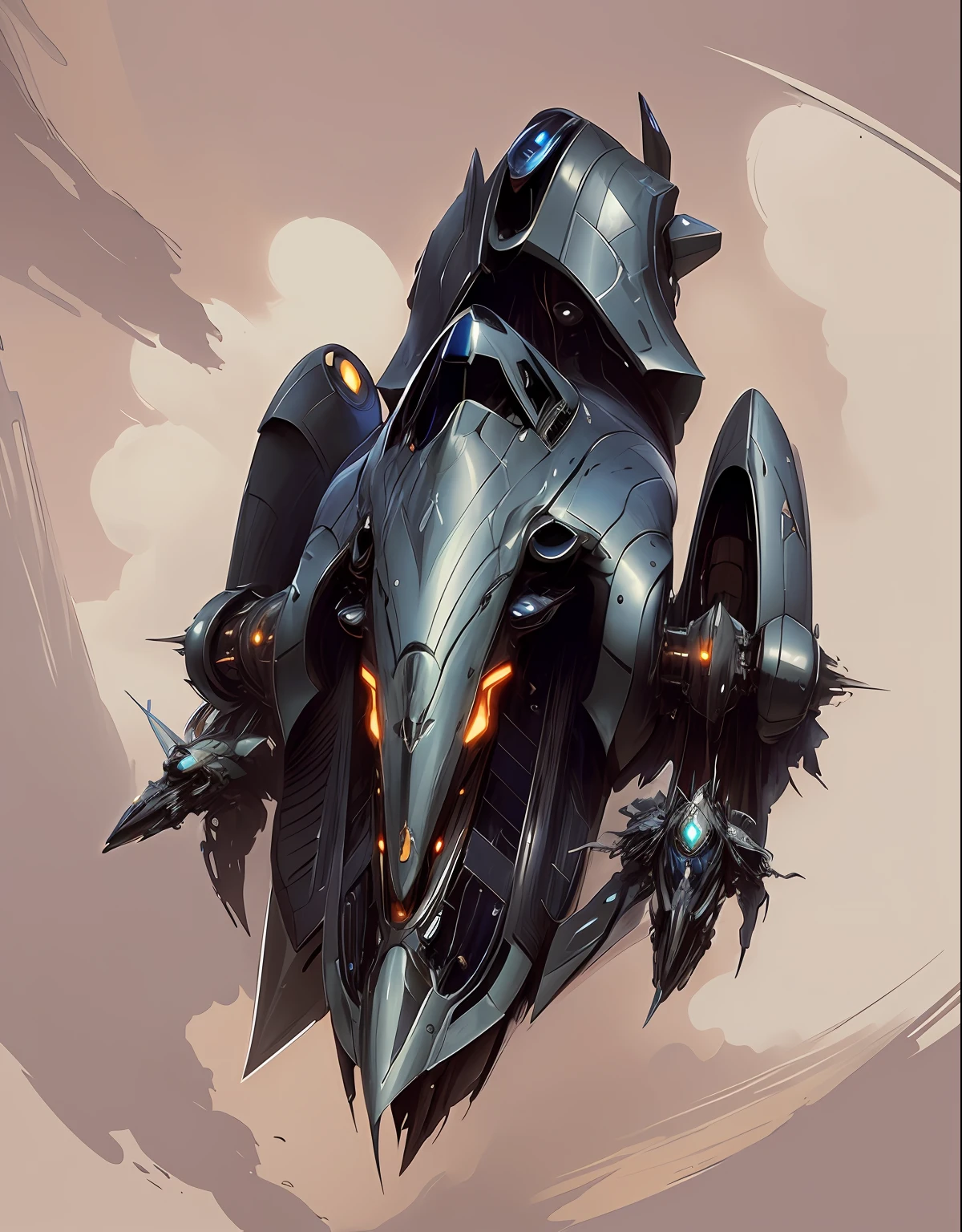 there is a futuristic vehicle with a large engine and a large engine, anime art vehicle concept art, mechanized art concept, spaceship concept art, concept art design illustration, viktor antonov concept art, scifi futuristic vehicles, by Slawomir Maniak, car concept art, hd concept art, motorcycle concept art, mech concept art, style of raymond swanland